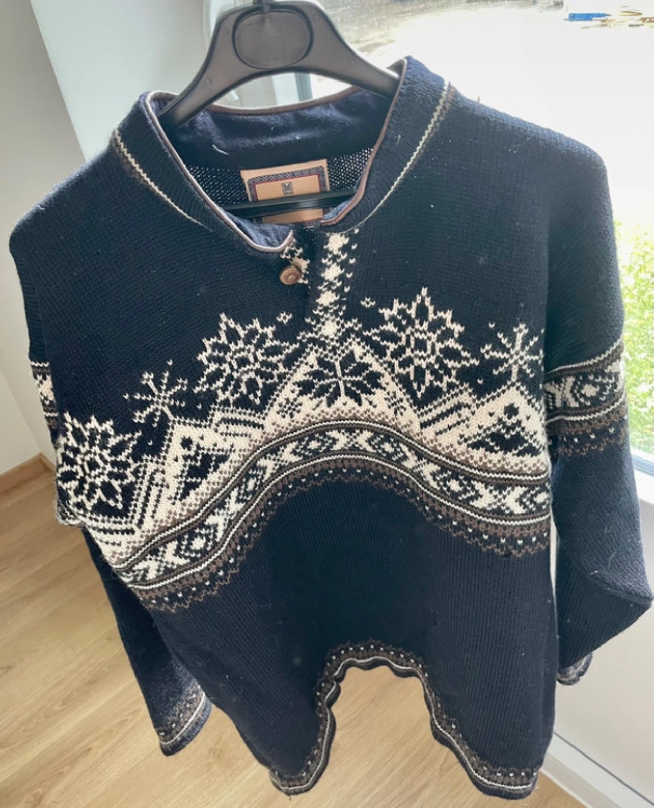 Strick Pullover Dale of Norway (M Herren / L Damen) schwarz mit Muster