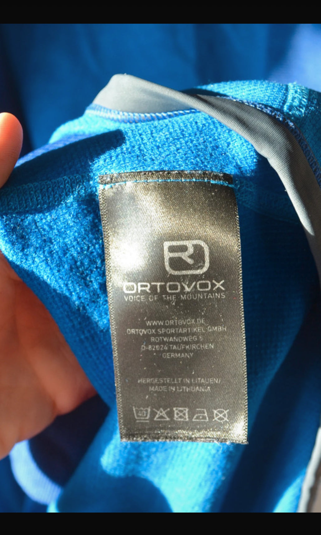 Weste von Ortovox Merino Inside (XL Herren) blau