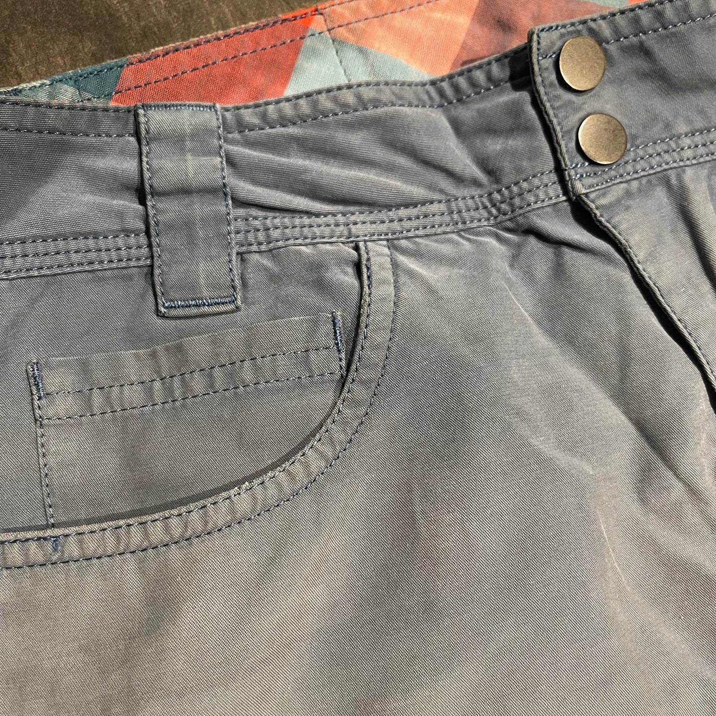 Trekking- Hose von Ortovox mit Merino (XS und L Damen) blau grau