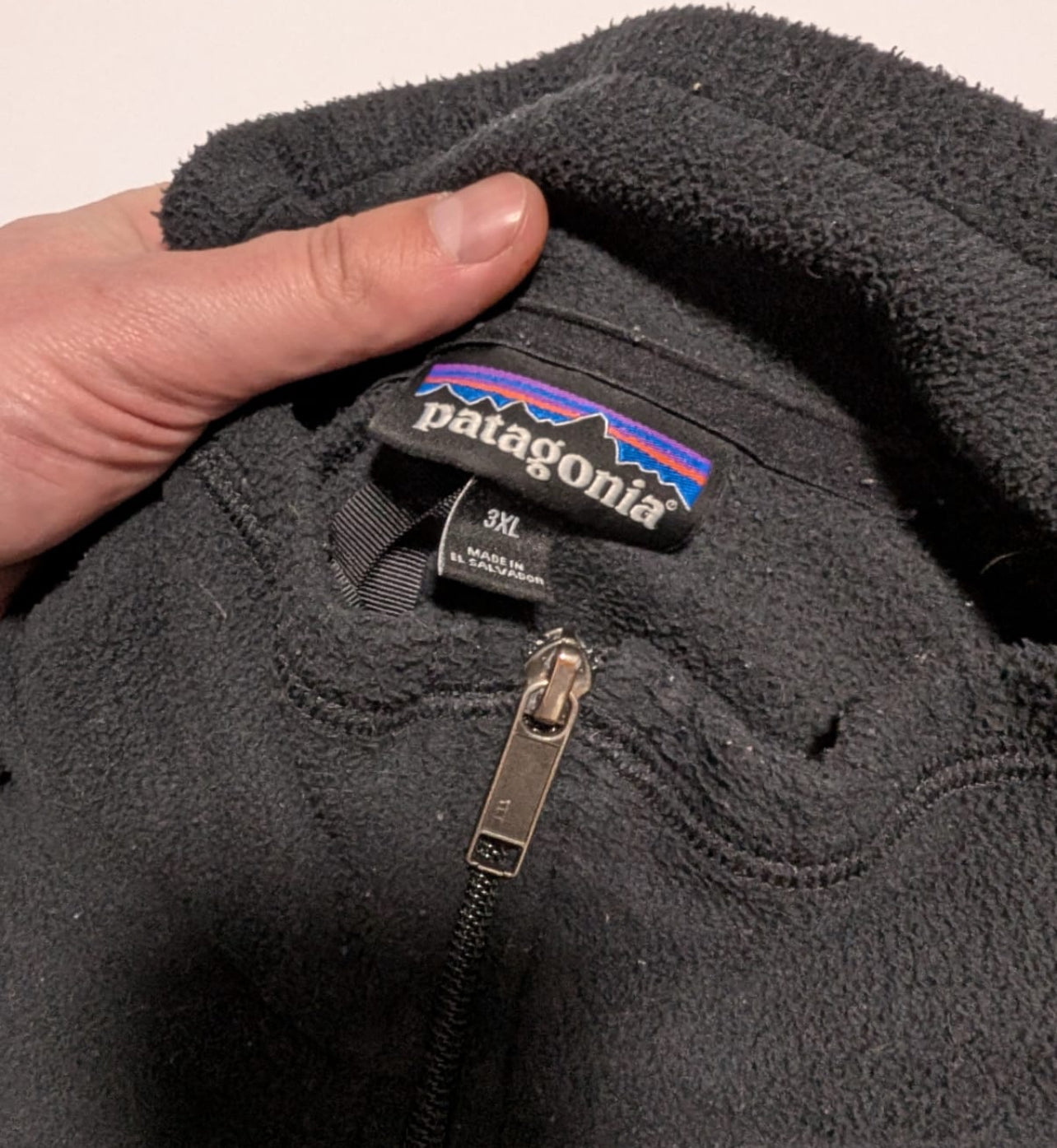 Patagonia Fleece Jacke XXXL Unisex schwarz