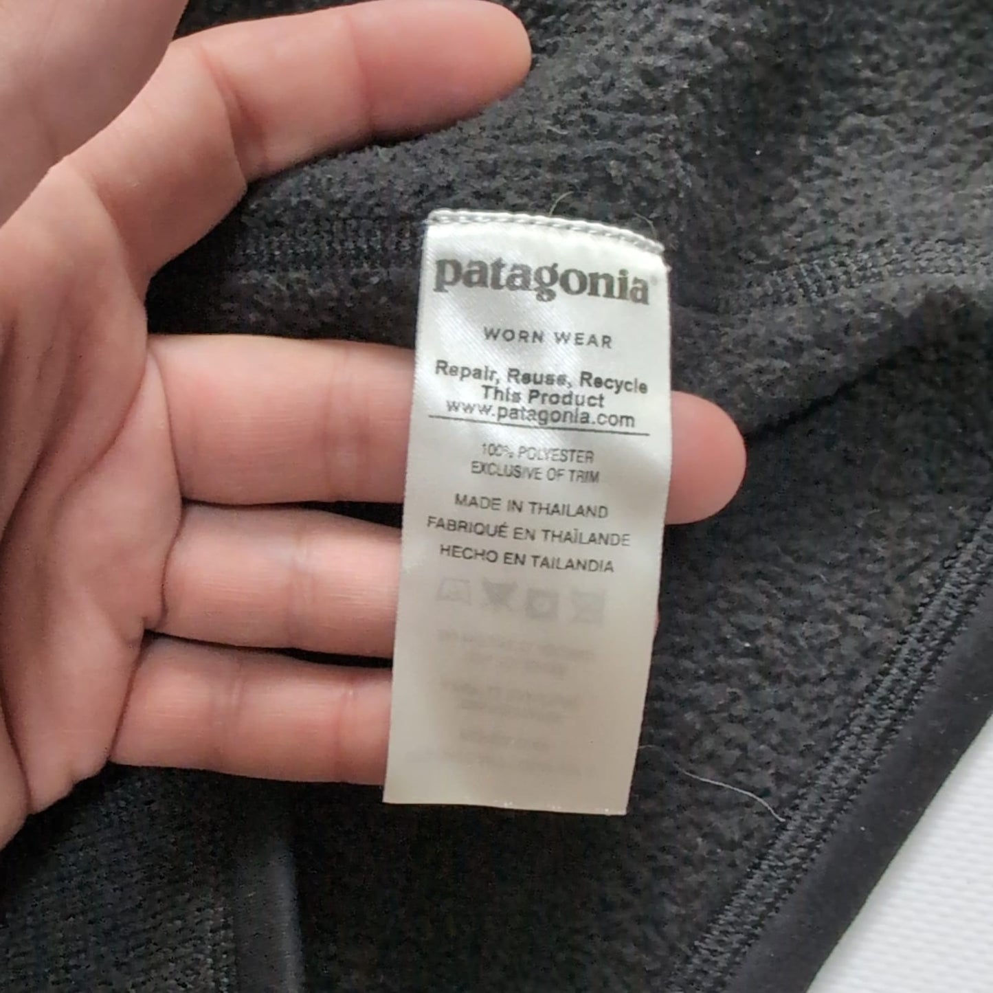 Patagonia Fleece Pullover (XS bis S Damen) Better Sweater schwarz