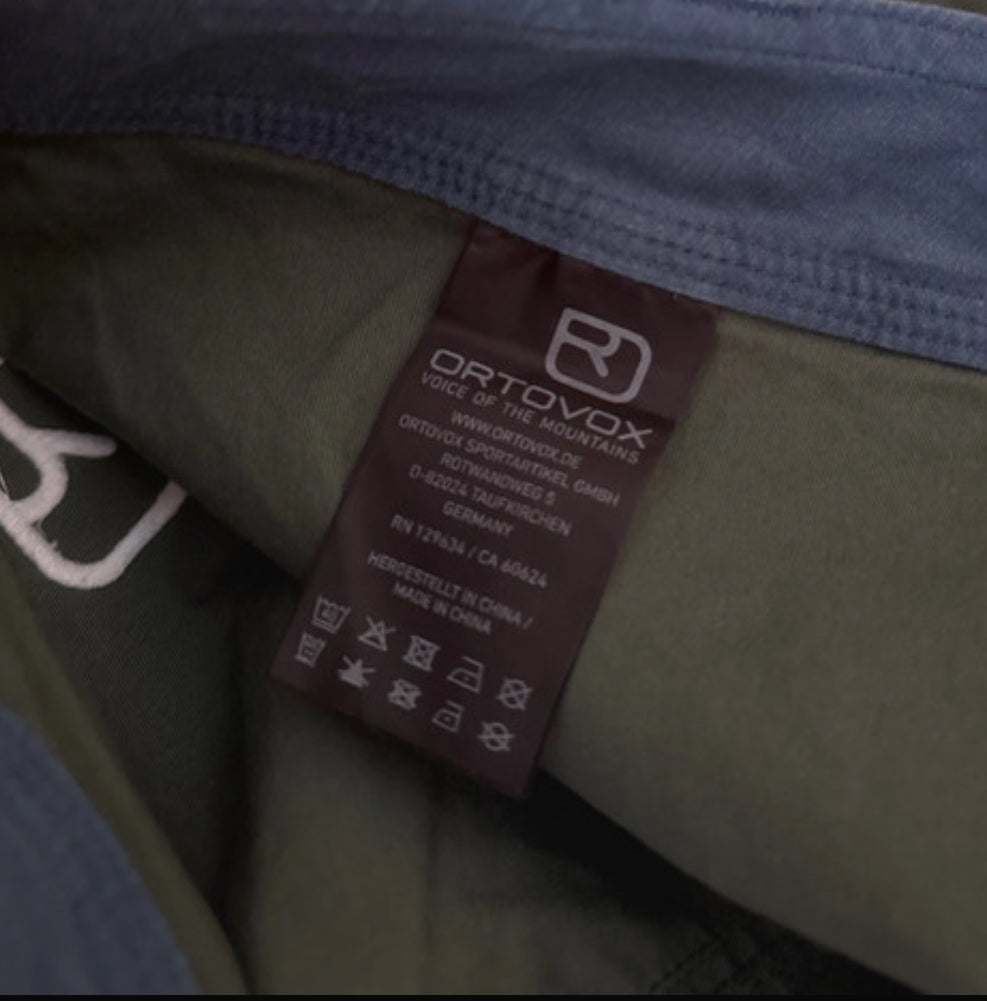 Shorts Ortovox (M Herren) kurze Hose grün