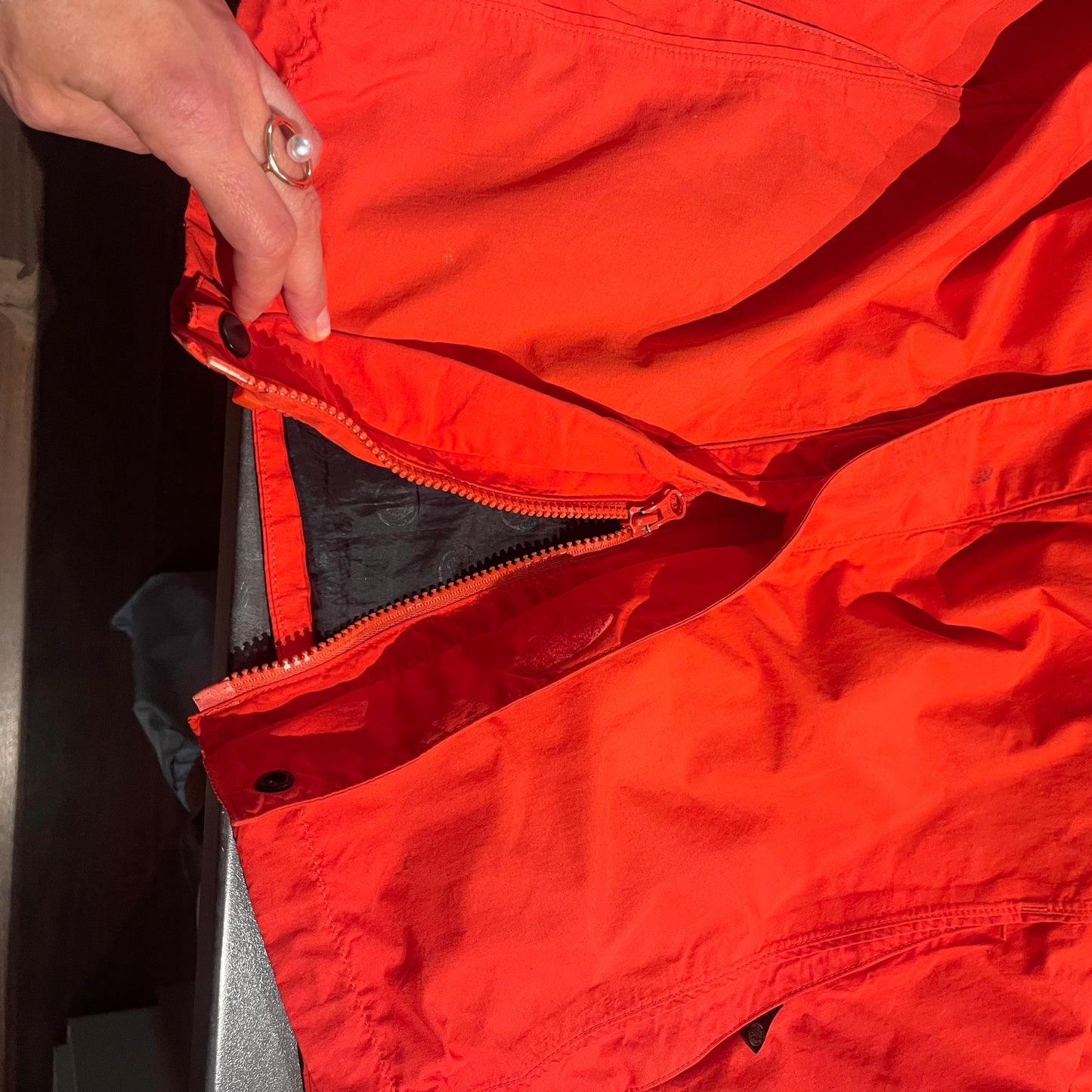 Regen Jacke von Mammut (L Herren) Hardshell 3-lagig rot