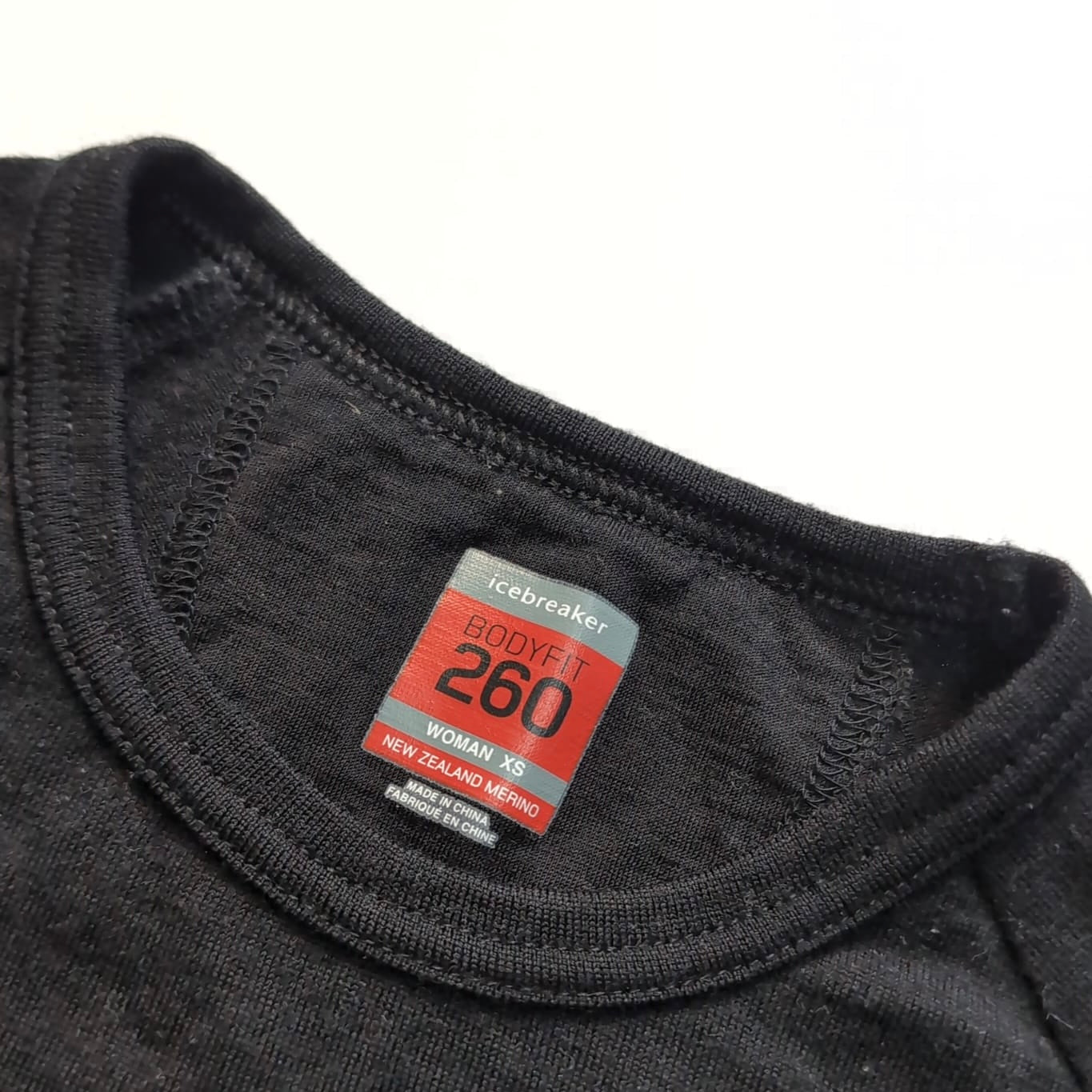 Longsleeve Icebreaker (XS Damen) Merino 260 schwarz