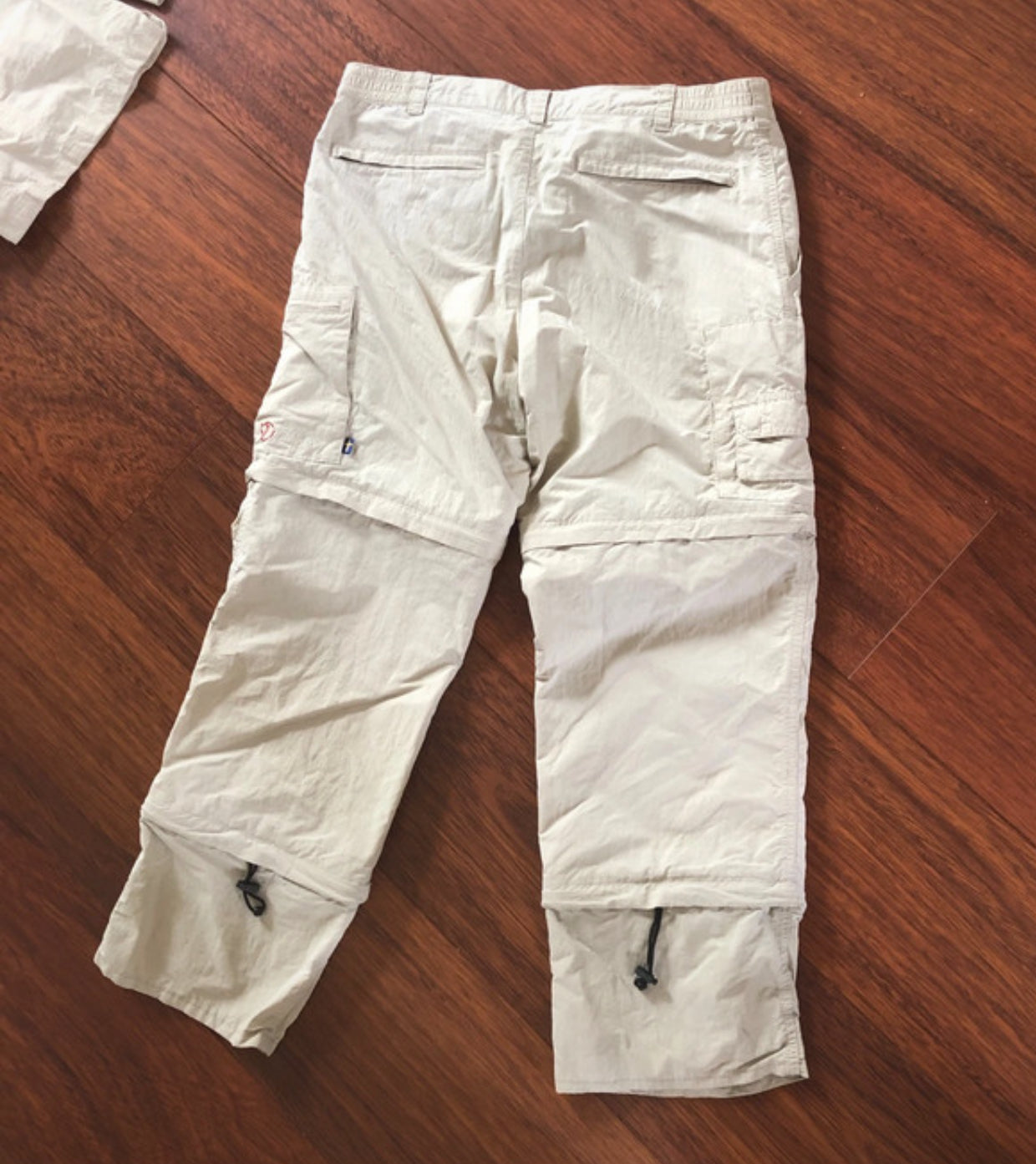 Outdoor Hose von Fjällräven (XL / 42 Damen ) 2 Zip-Off natur / creme