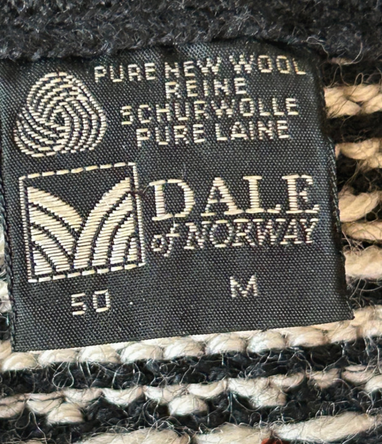 Strick Jacke von Dale of Norway (M Herren) schwarz pure Wolle