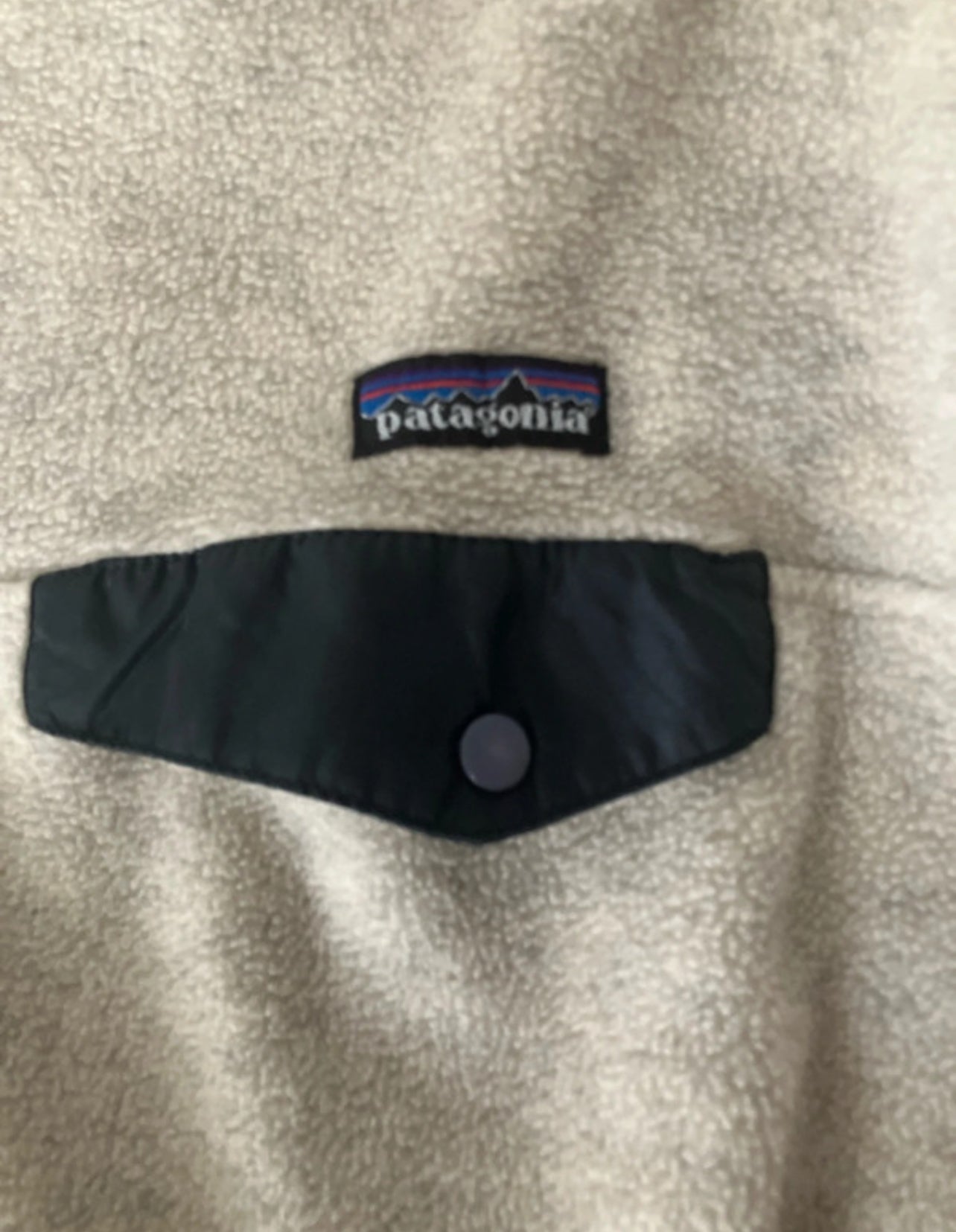 Patagonia Fleece Pullover (XL Herren) Synchilla creme