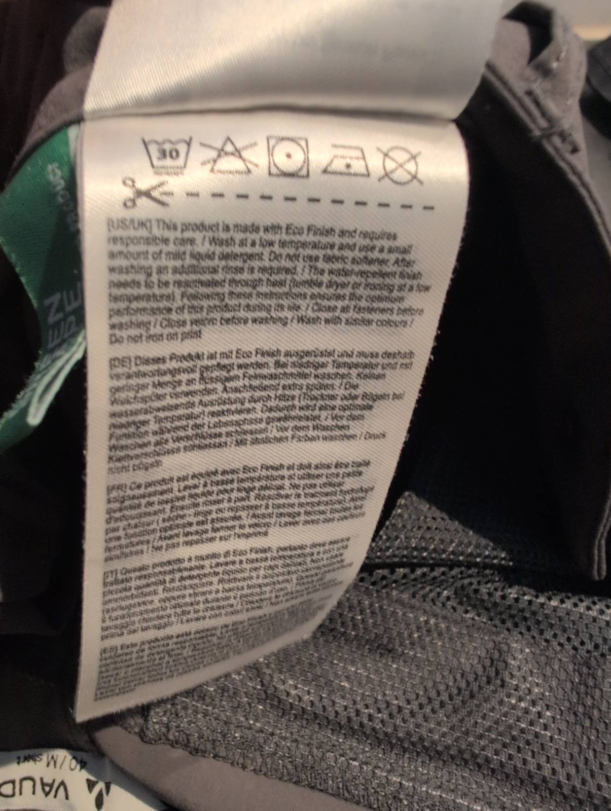 Leichte Stretch Hose von Vaude (M-L :40 Damen) grau