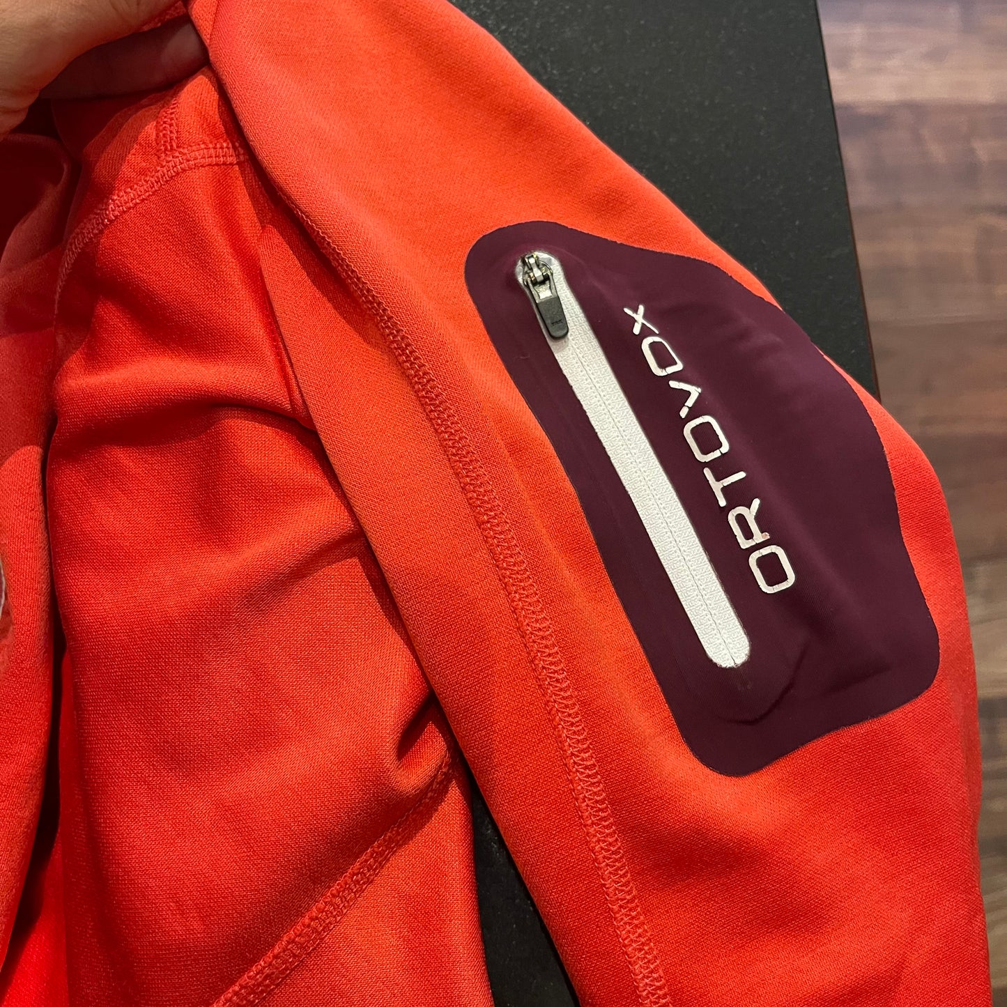 Ortovox Fleece Jacke Merino inside (M Damen) Hoodie korallenrot