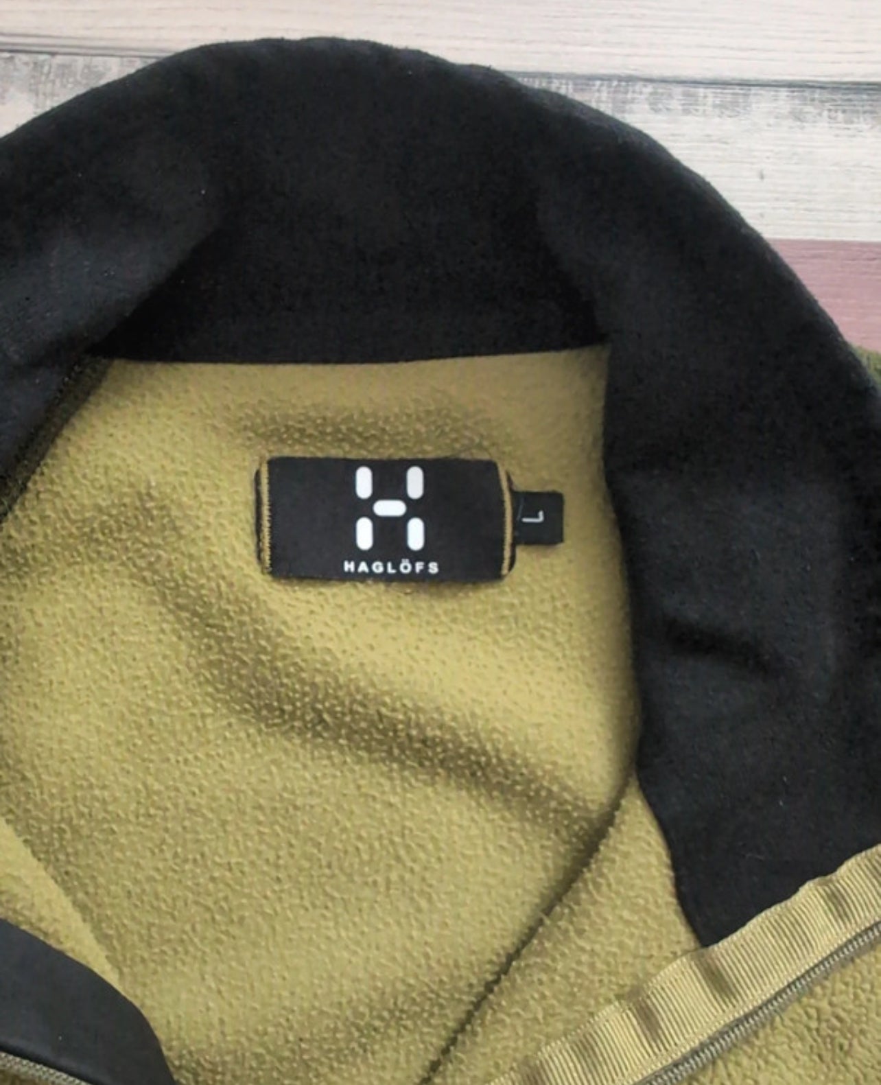 Fleece Pullover von Haglöfs (L Herren) Zip Sweatshirt khaki grün