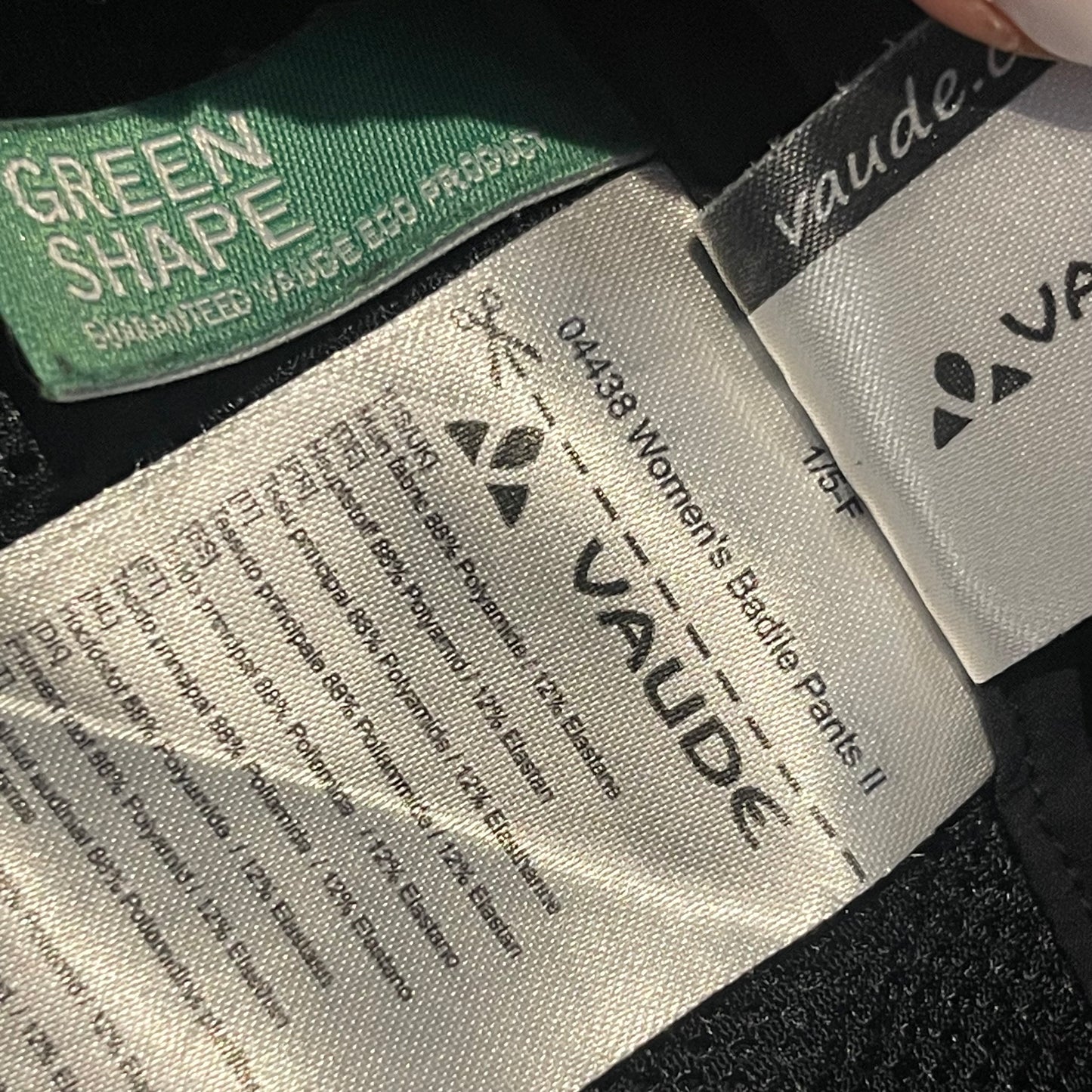Trekking Hose von Vaude (XS Damen) Softshell schwarz