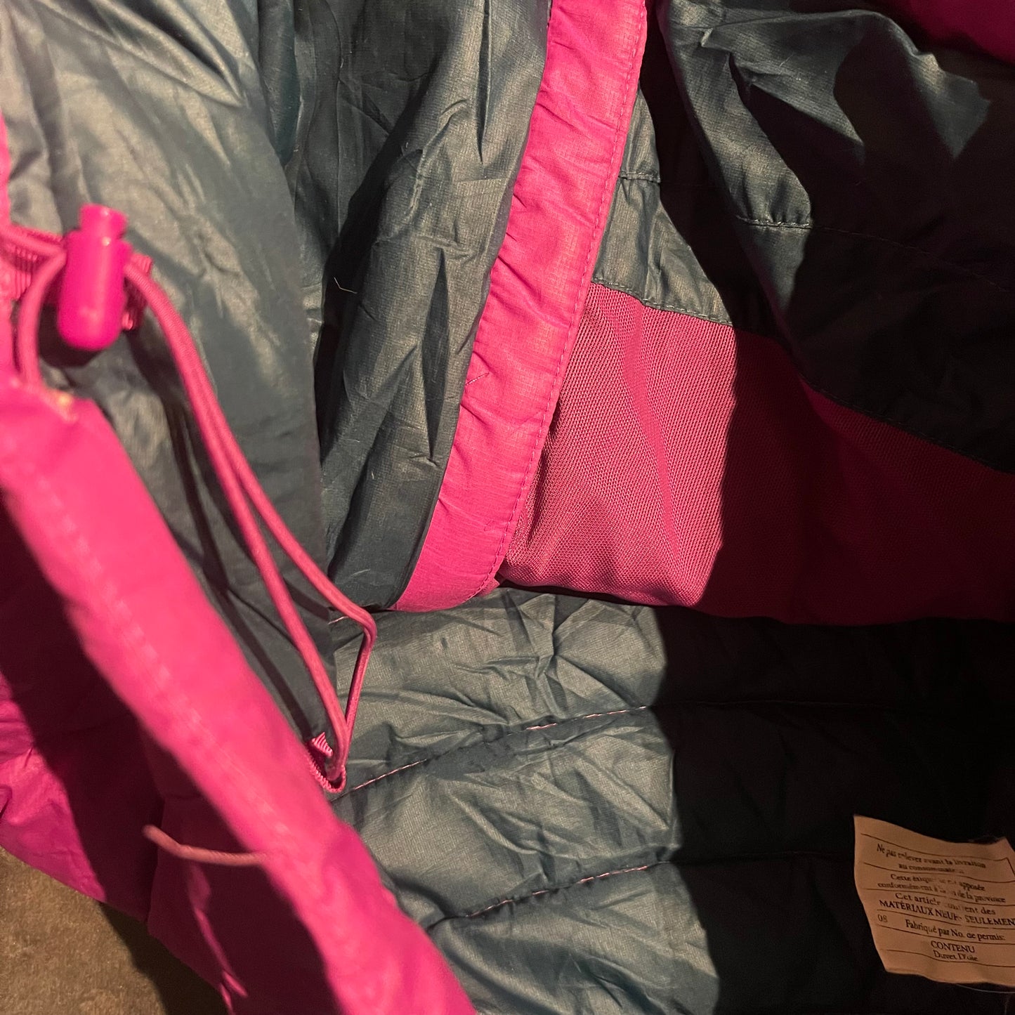Patagonia Daunen Jacke (XS Damen) wasserabweisend Kapuze Magenta lila
