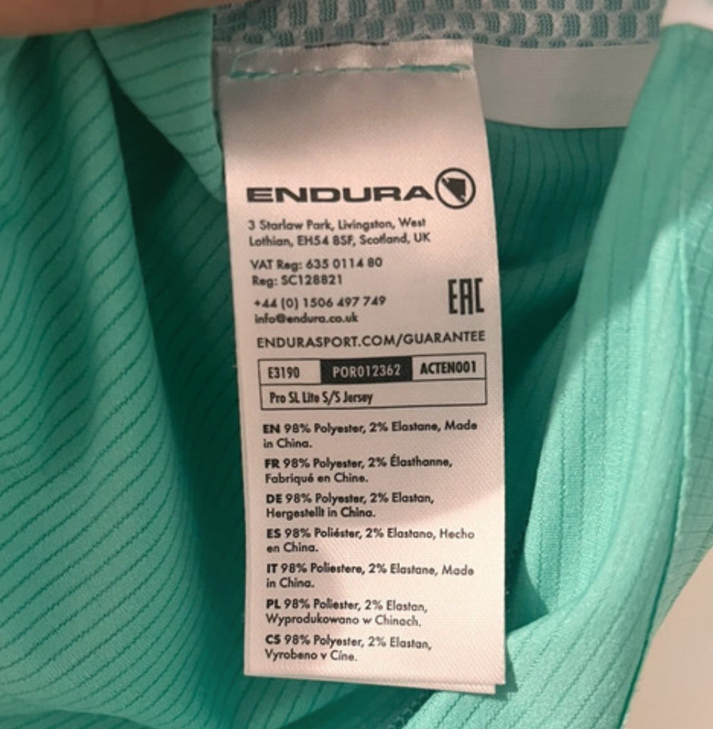 Radtrikot von Endura (M Herren) blau orange Print