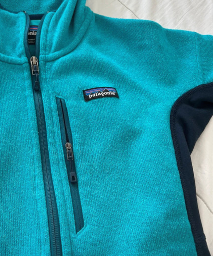 Patagonia Better Fleece Strick Jacke (S Damen) Hoodie türkis
