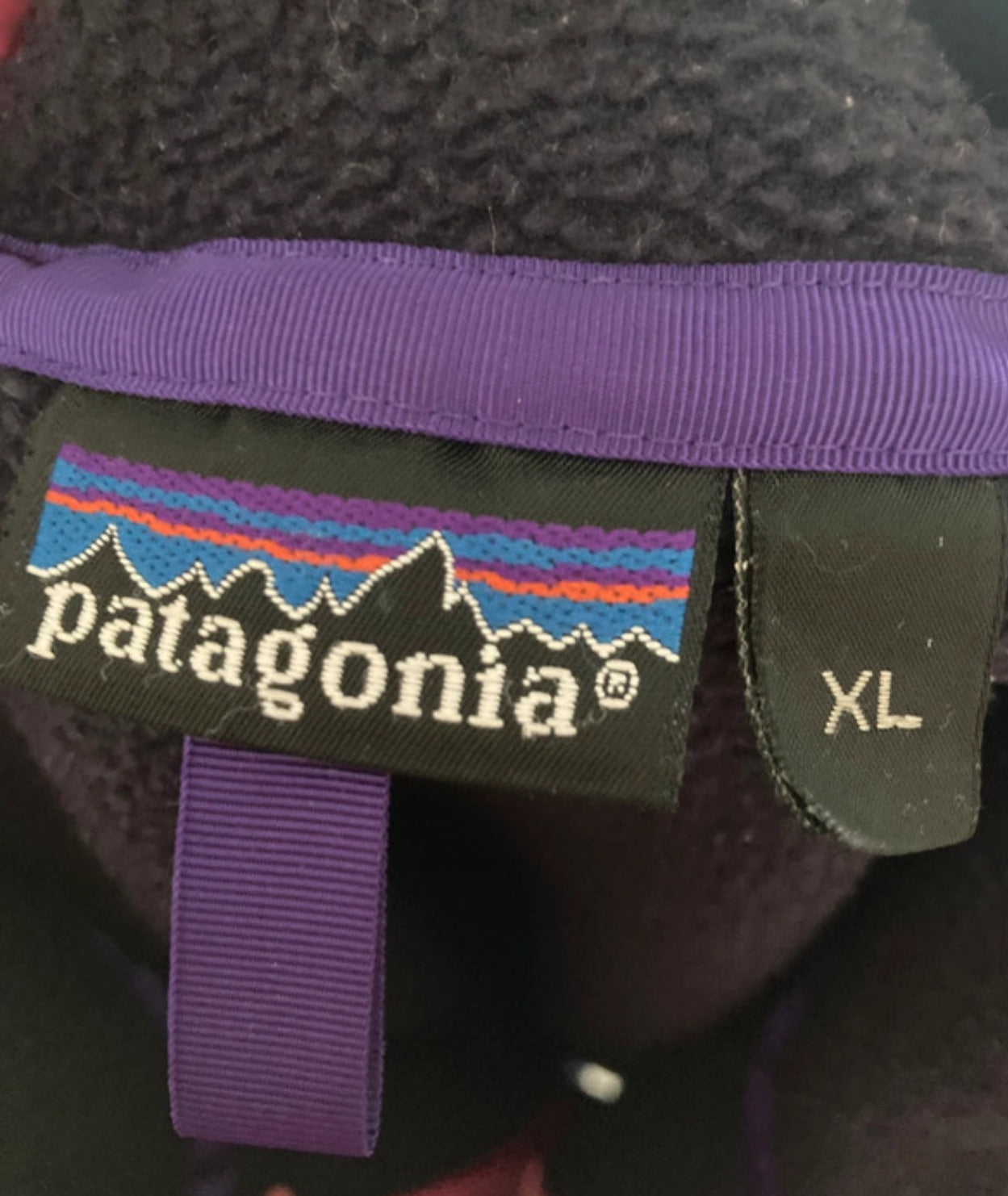 Patagonia Synchilla Fleece Pullover (XL) schwarz