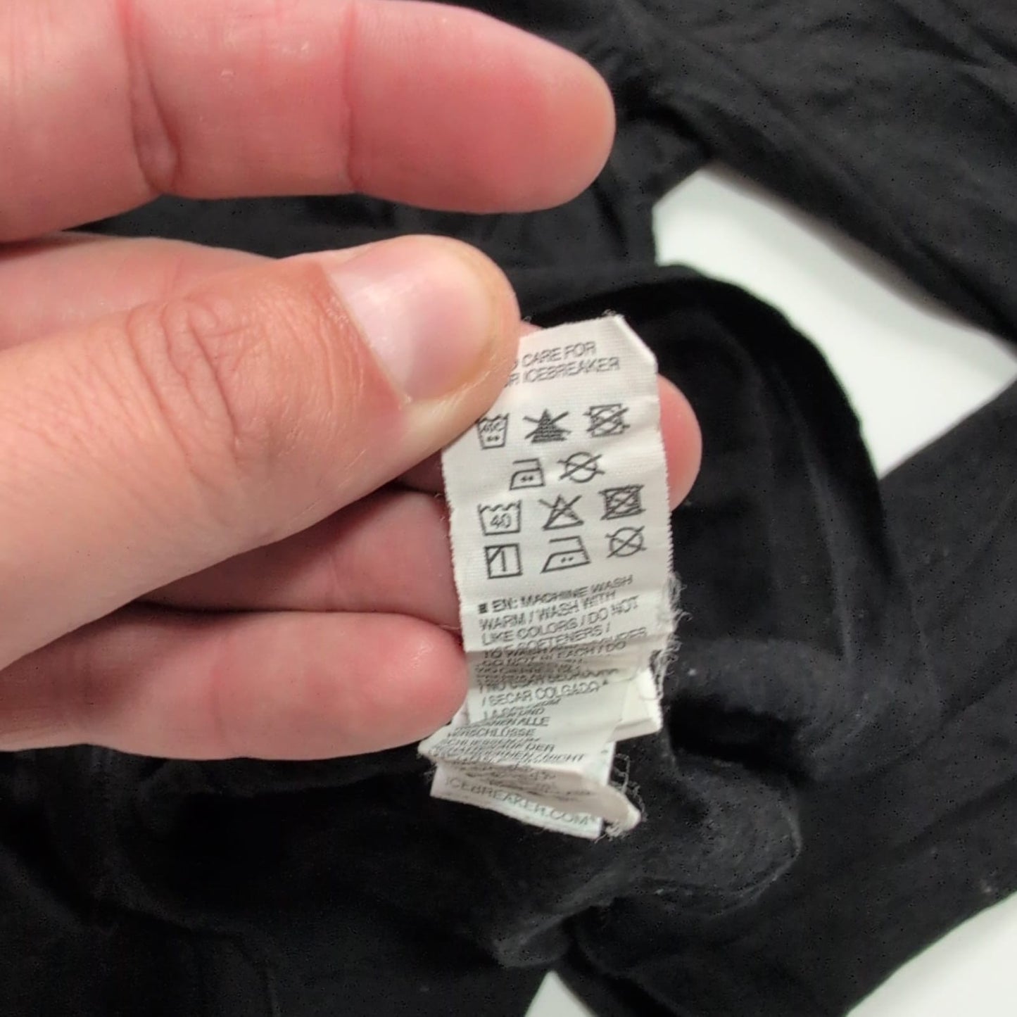 Merino Longsleeve Icebreaker (M Herren) schwarz