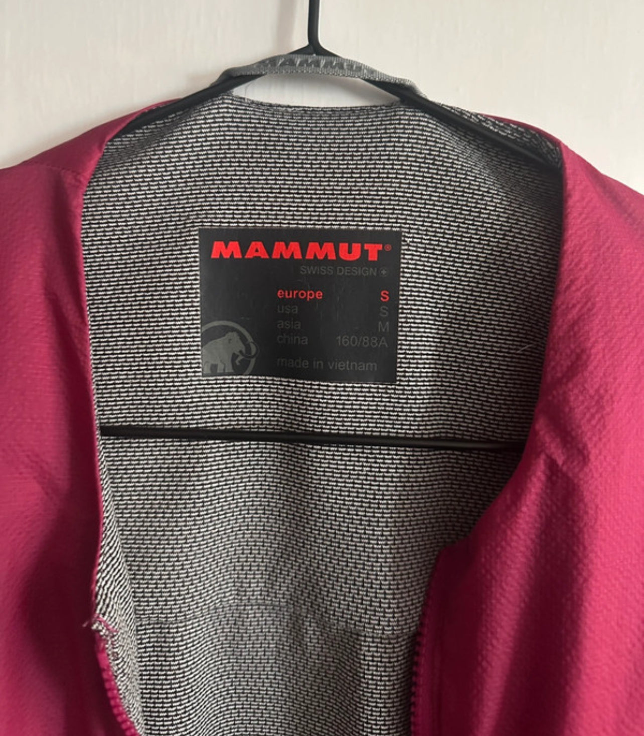 Hybrid Jacke von Mammut (S Damen) Zipper Fleece Magenta pink