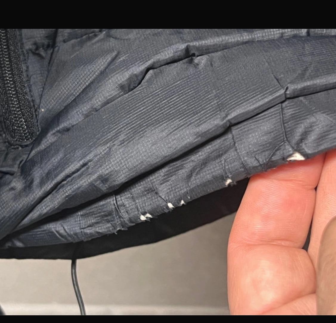 Patagonia leichte Daunen Jacke (Herren L) schwarz