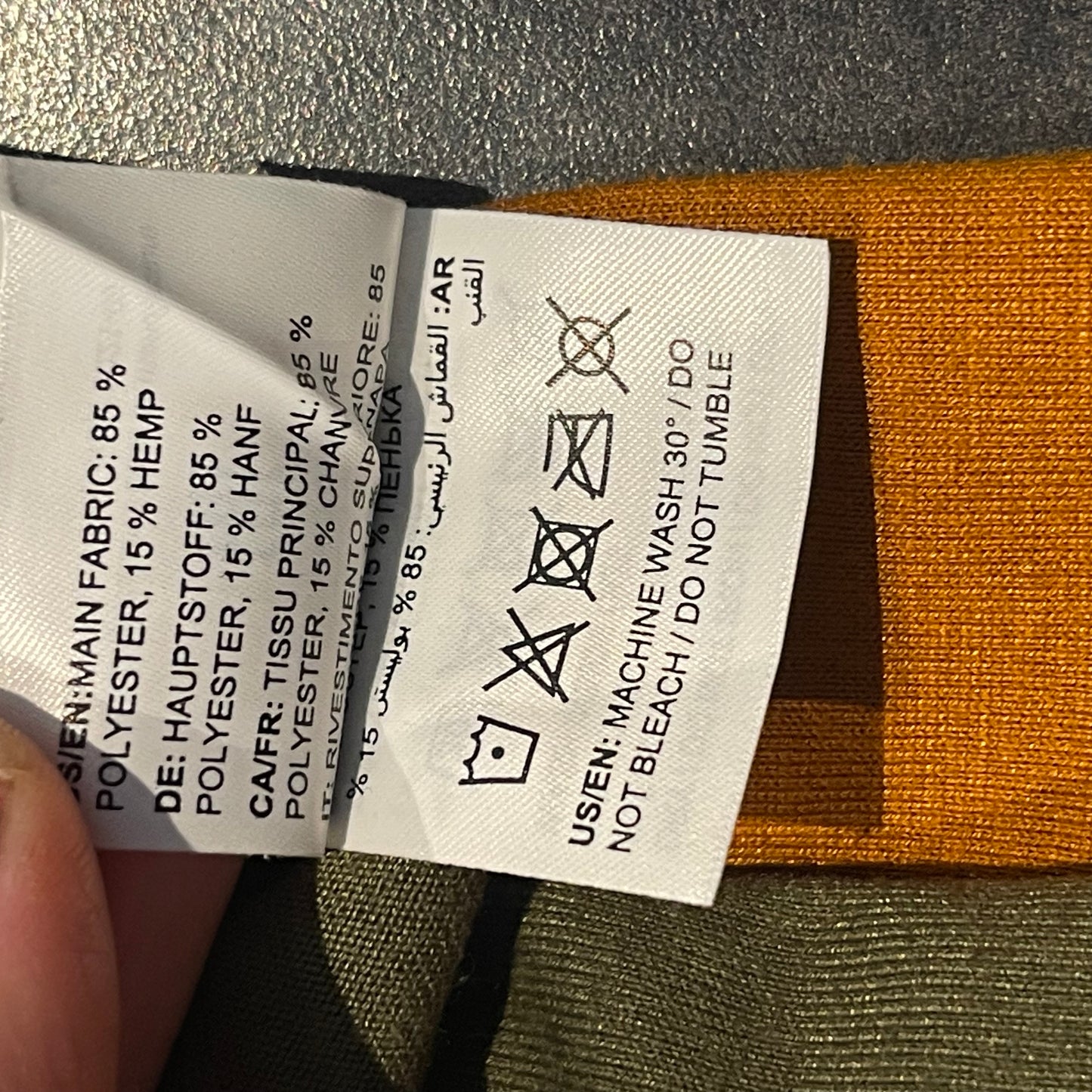 Longsleeve von Maloja (L / XL Herren) orange ocker grün