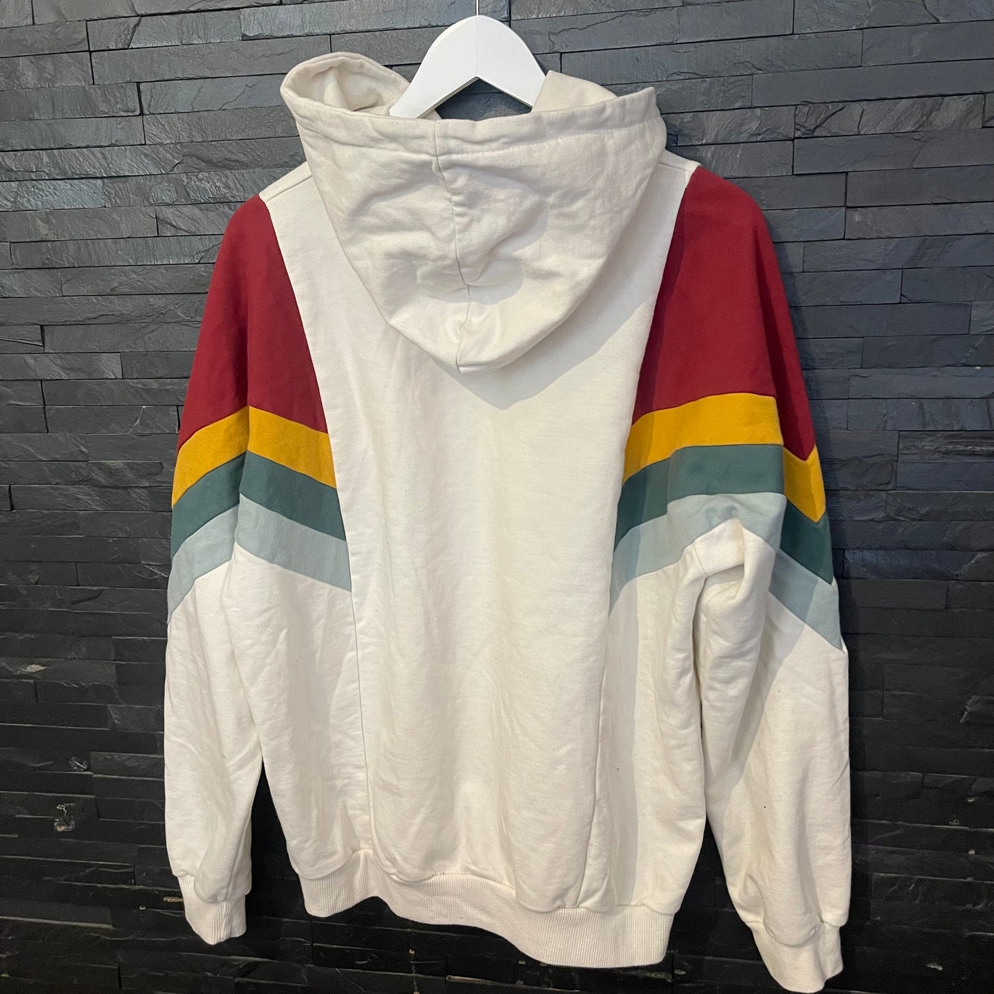 Hoodie von Kaotiko in Größe L / XL weiß bunt