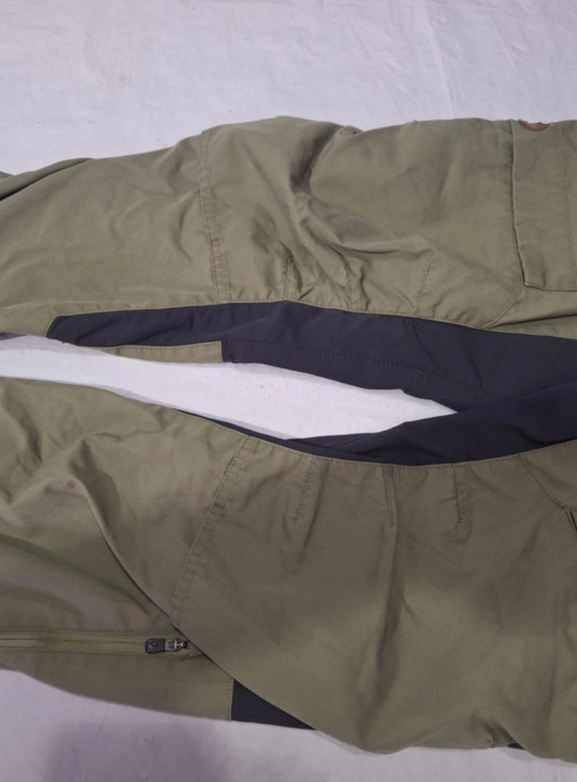 Hose von Fjällräven Keb G-1000 (L Herren) khaki schwarz