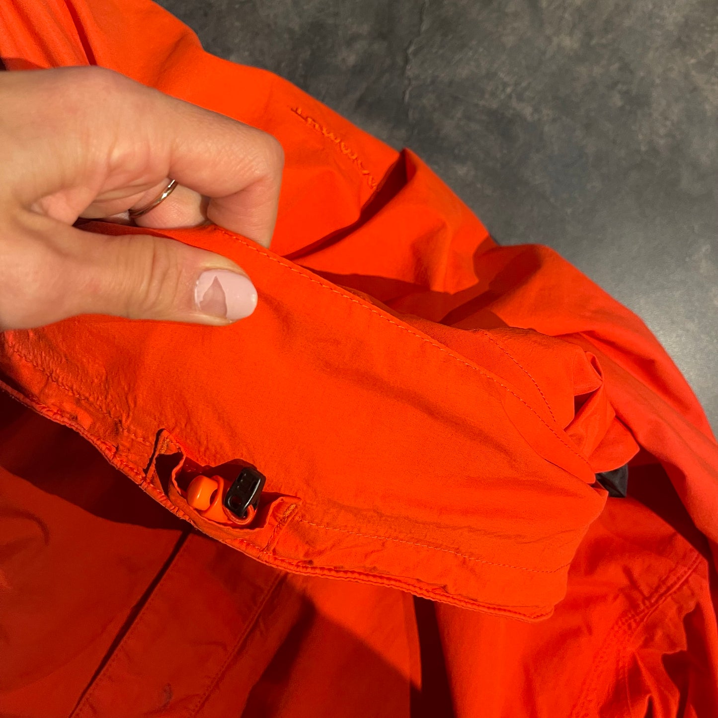 Regen Jacke von Mammut (L Herren) Hardshell 3-lagig rot