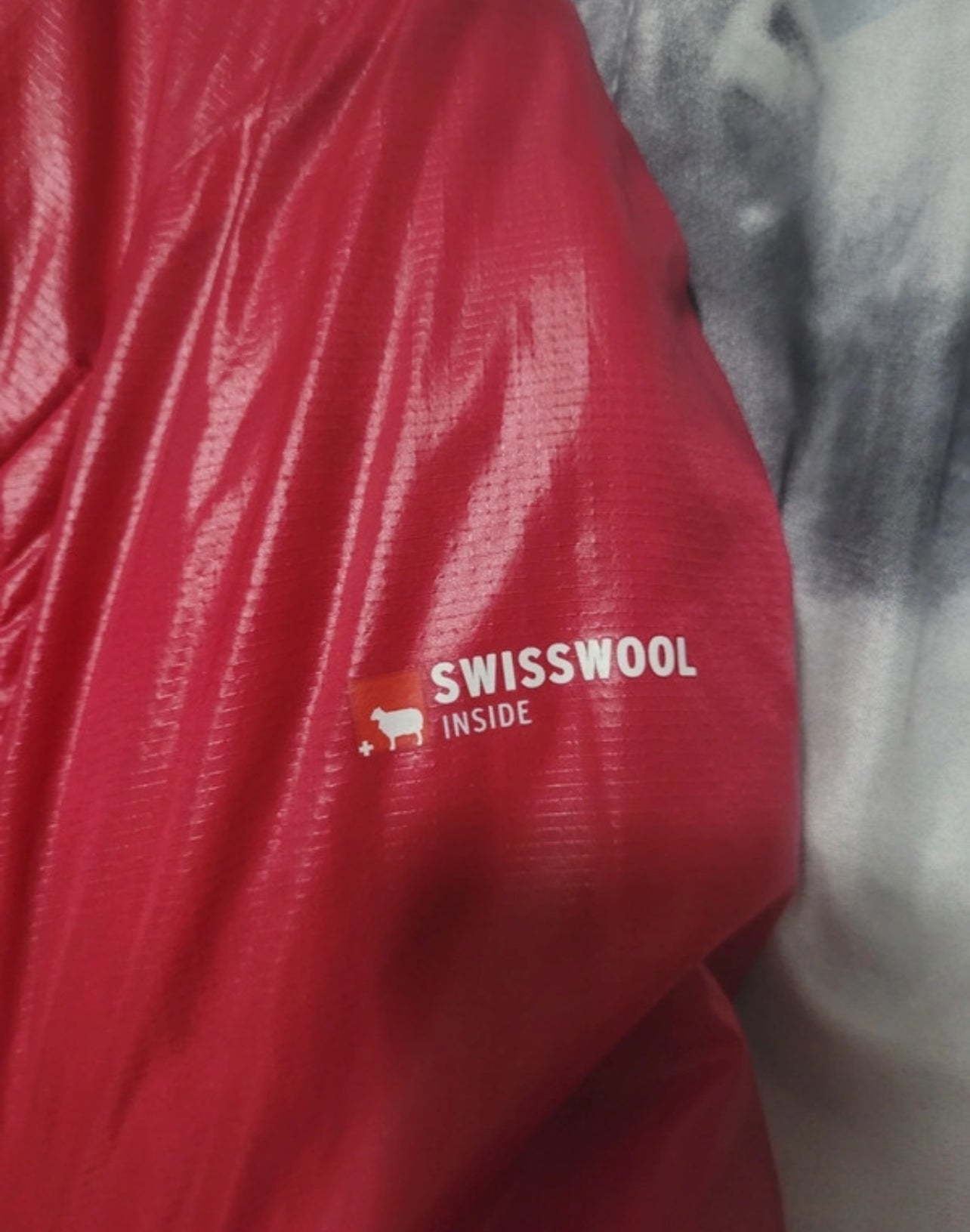 Wende Jacke Ortovox (M Damen) Swisswool inside rot blau