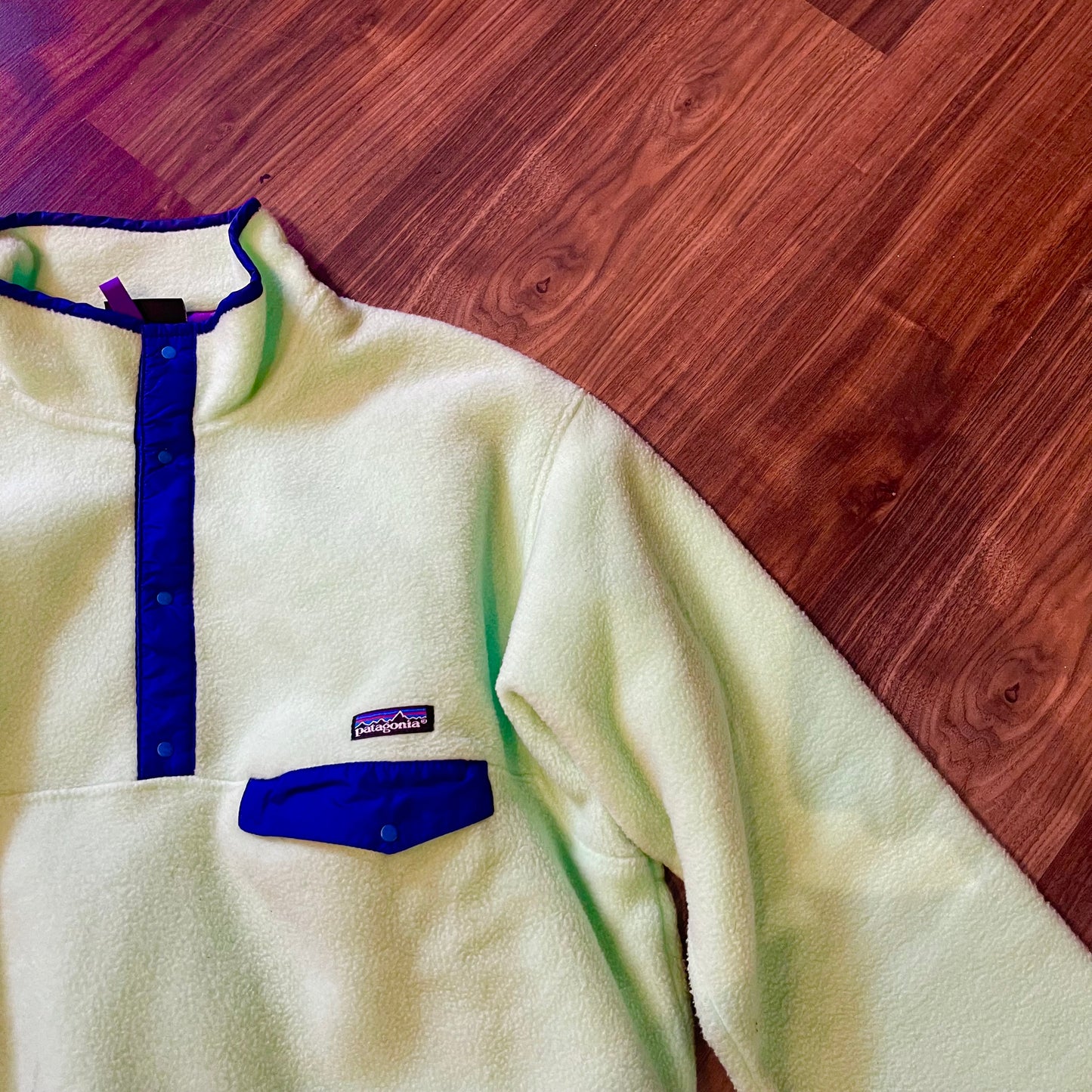 Fleece Pullover Patagonia Synchilla (XL Herren/ XXL Damen) hellgrün