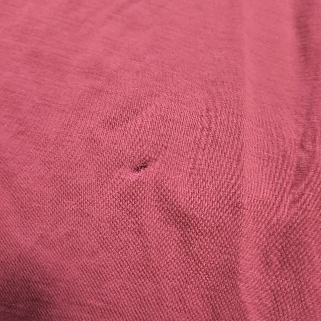 Merino T-Shirt von Mammut (XL Herren) atmungsaktiv rot graphit
