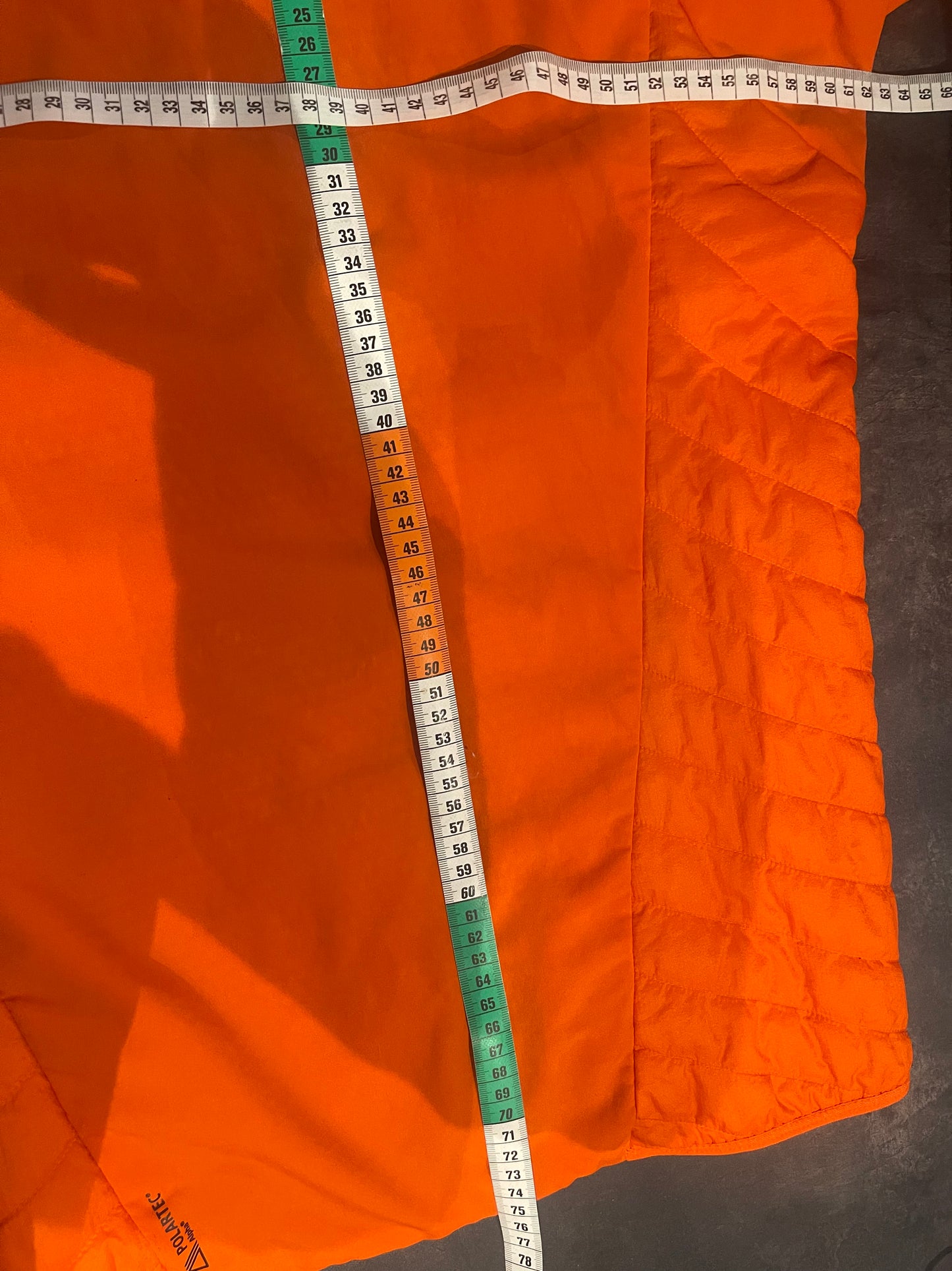 Stepp Jacke von Haglöfs Polartec mit Kapuze (L Herren) orange