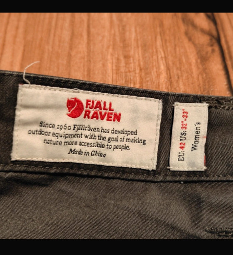 Wander Hose von Fjällräven (L -XL / 42) Damen dunkelgrau