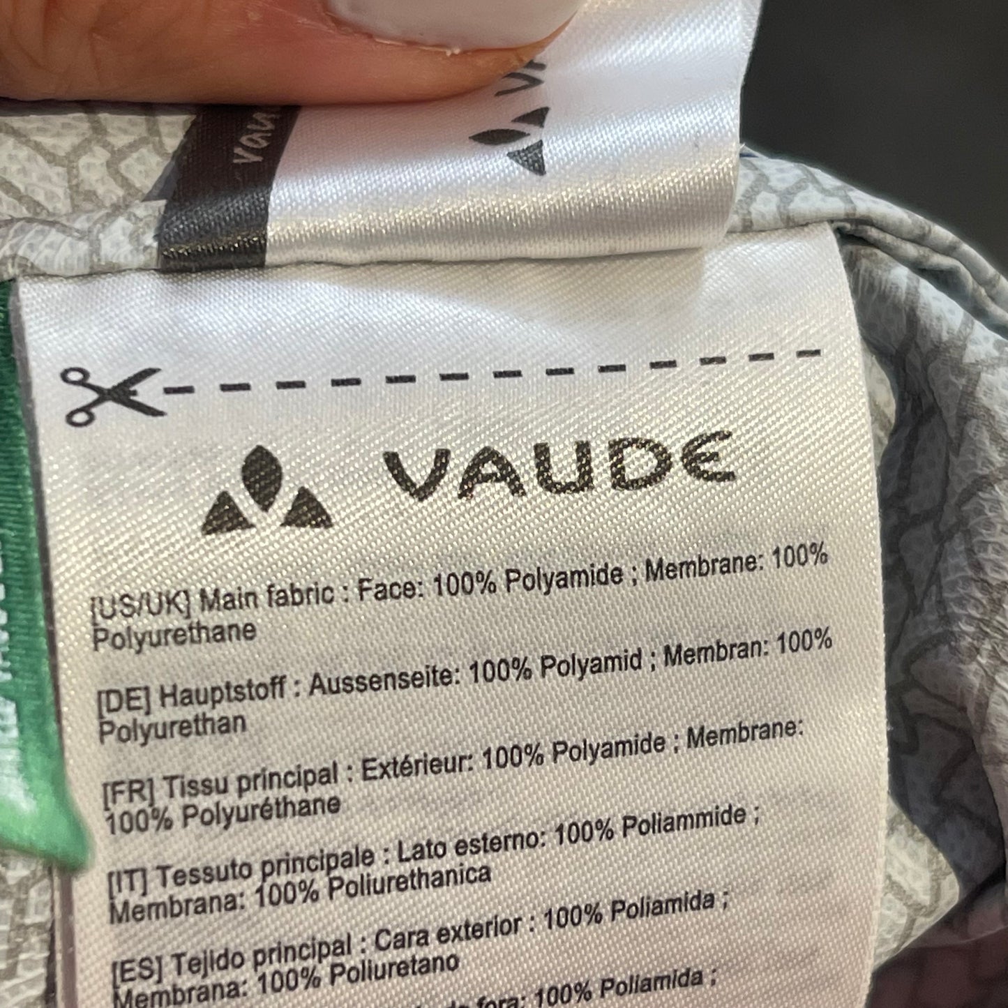 Regen Jacke von Vaude (M Damen) dunkelblau Hardshell