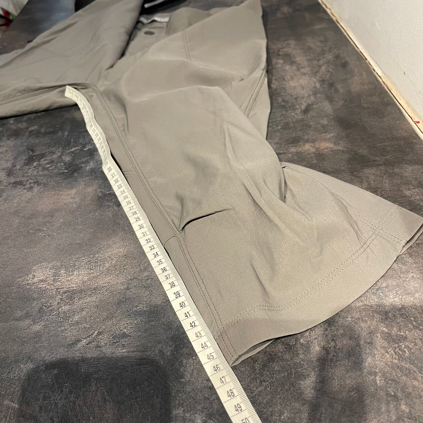 3/4 Wander Hose Icebreaker (L / XL Damen 31) Merino Capri Stretch grau