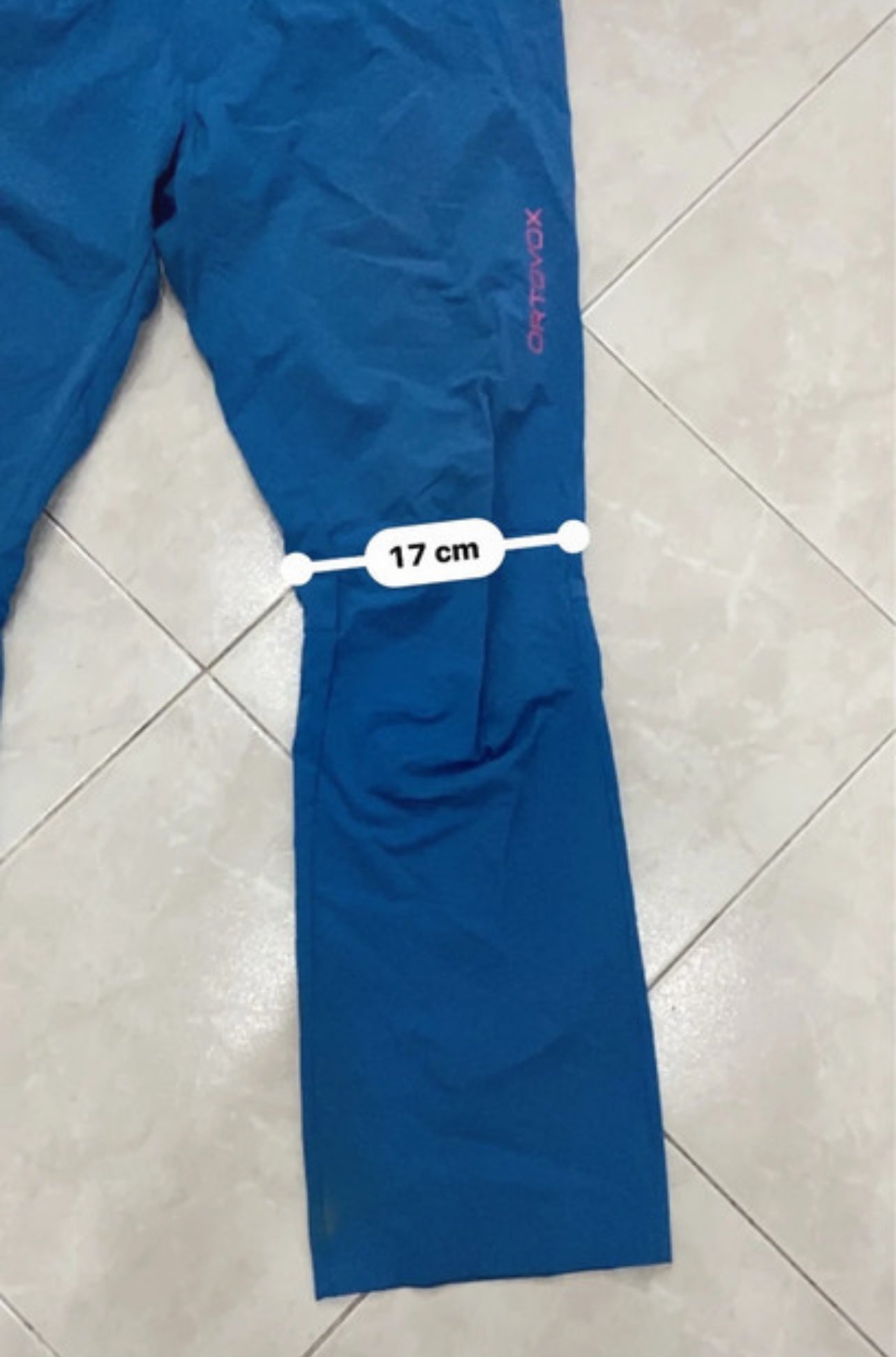 Trekking Hose von Ortovox mit Merino (L Damen) blau