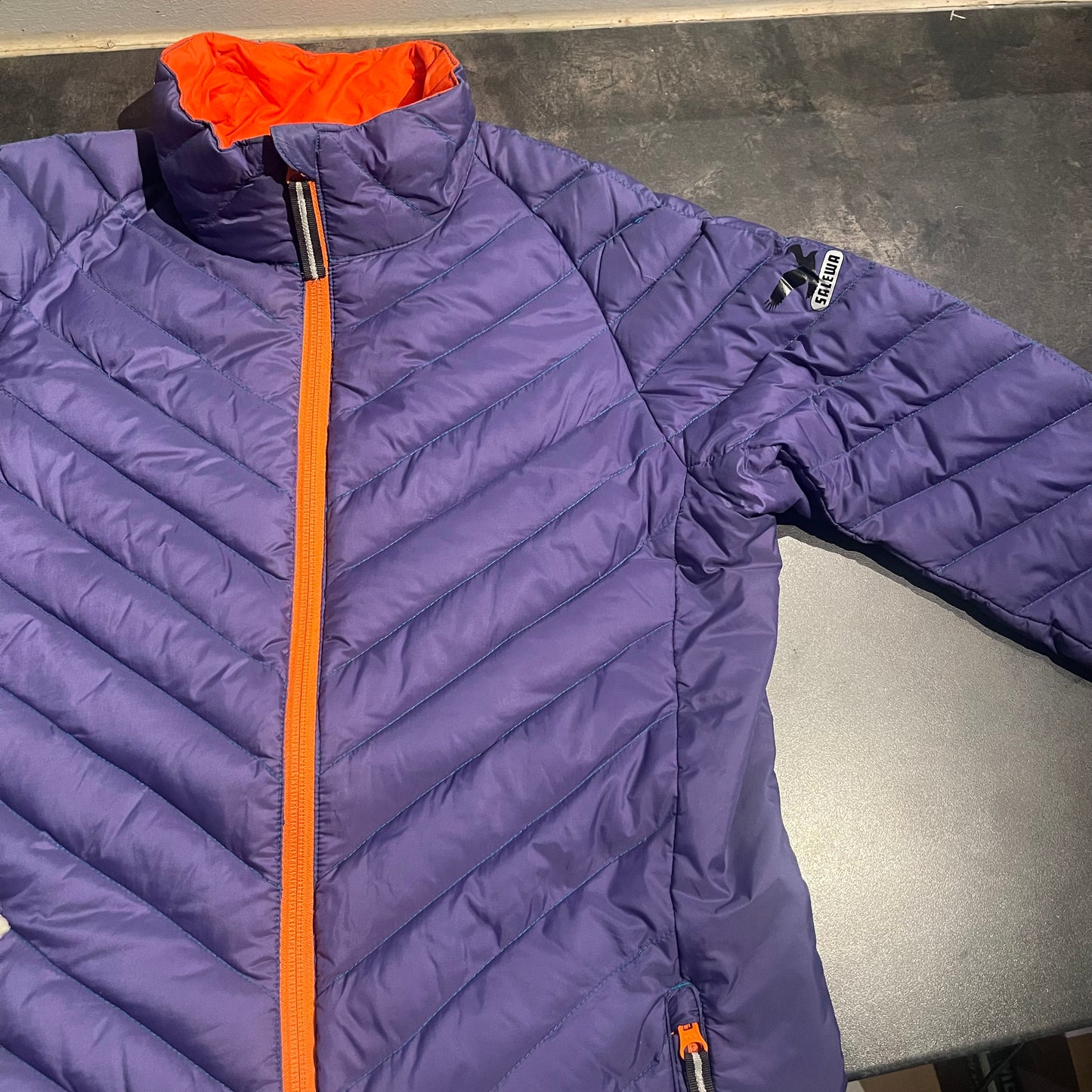 Daunen Jacke Salewa (S Damen) Isolations Steppjacke lila