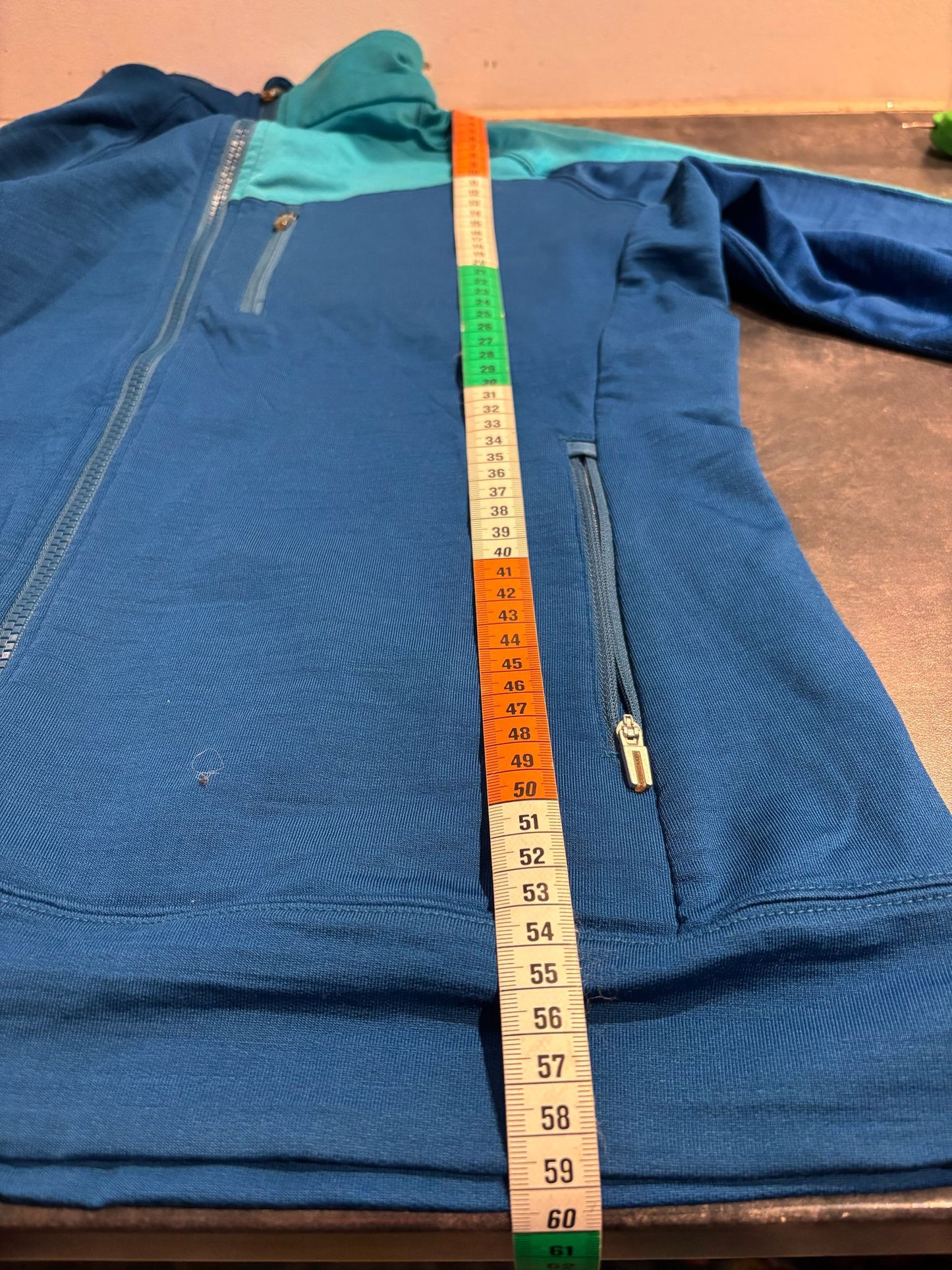 Zip Jacke von Icebreaker 100% Merino 320 (Damen M) blau