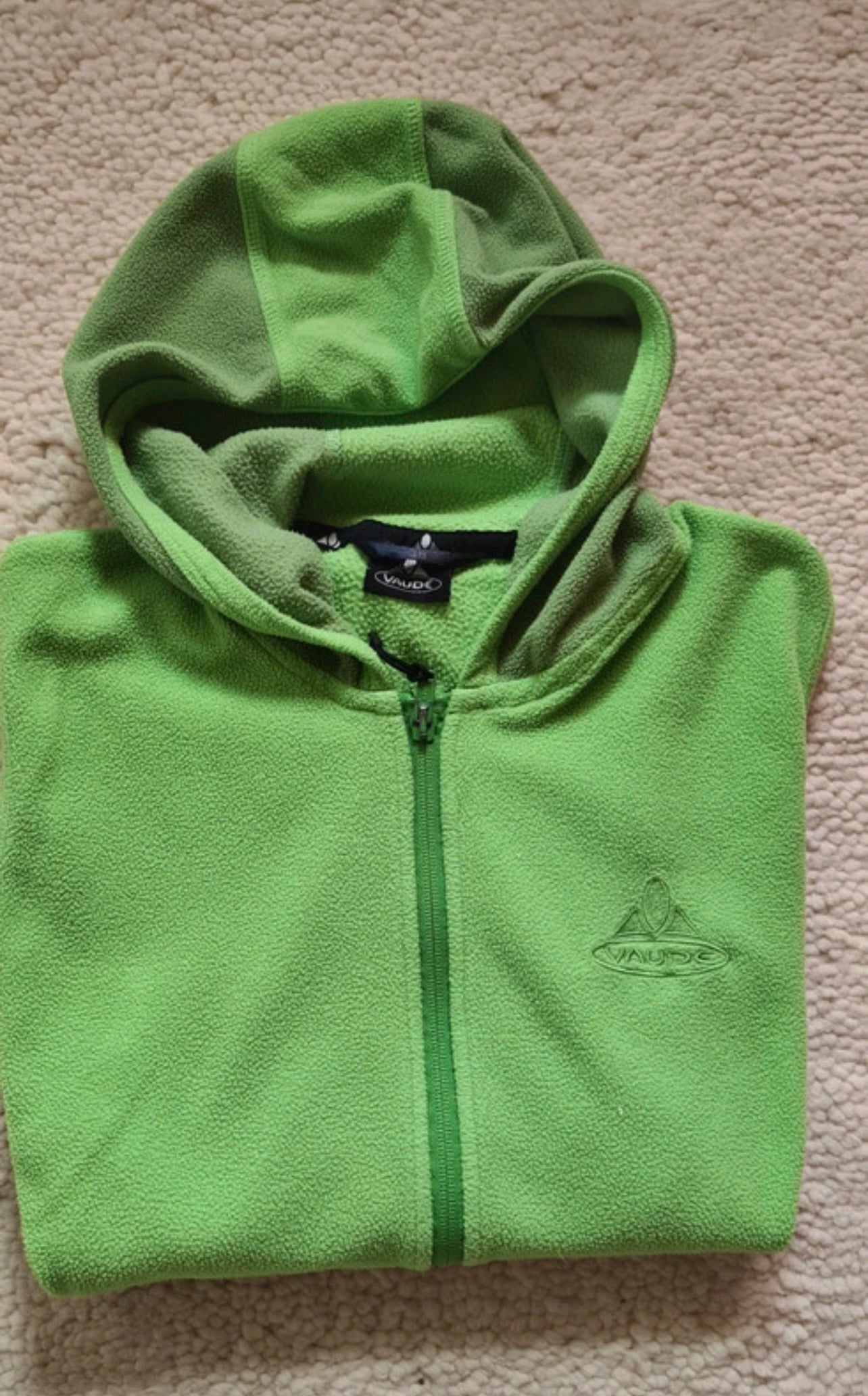 Kapuzen Fleece Weste von Vaude (M Damen) grün