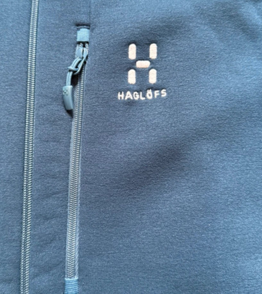 Fleece Jacke von Haglöfs (M Herren) Zipper Hoodie dunkelblau