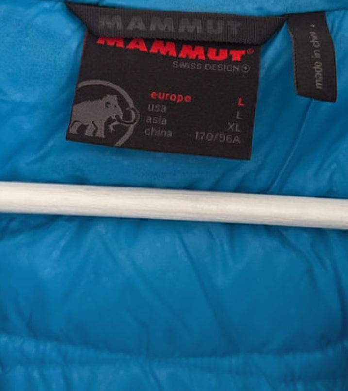 Daunen Jacke von Mammut L (Damen) blau