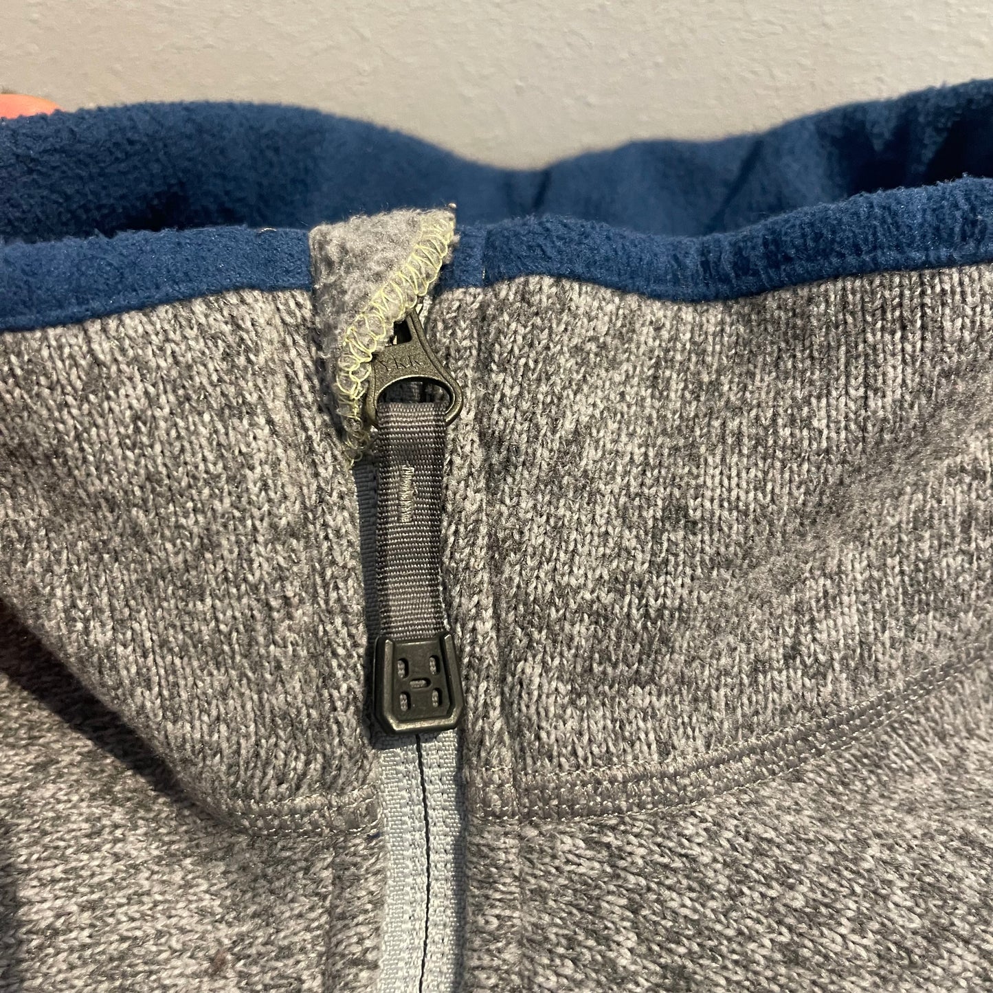 Fleece Jacke Haglöfs (Damen M) Strickoptik Sweatshirt grau