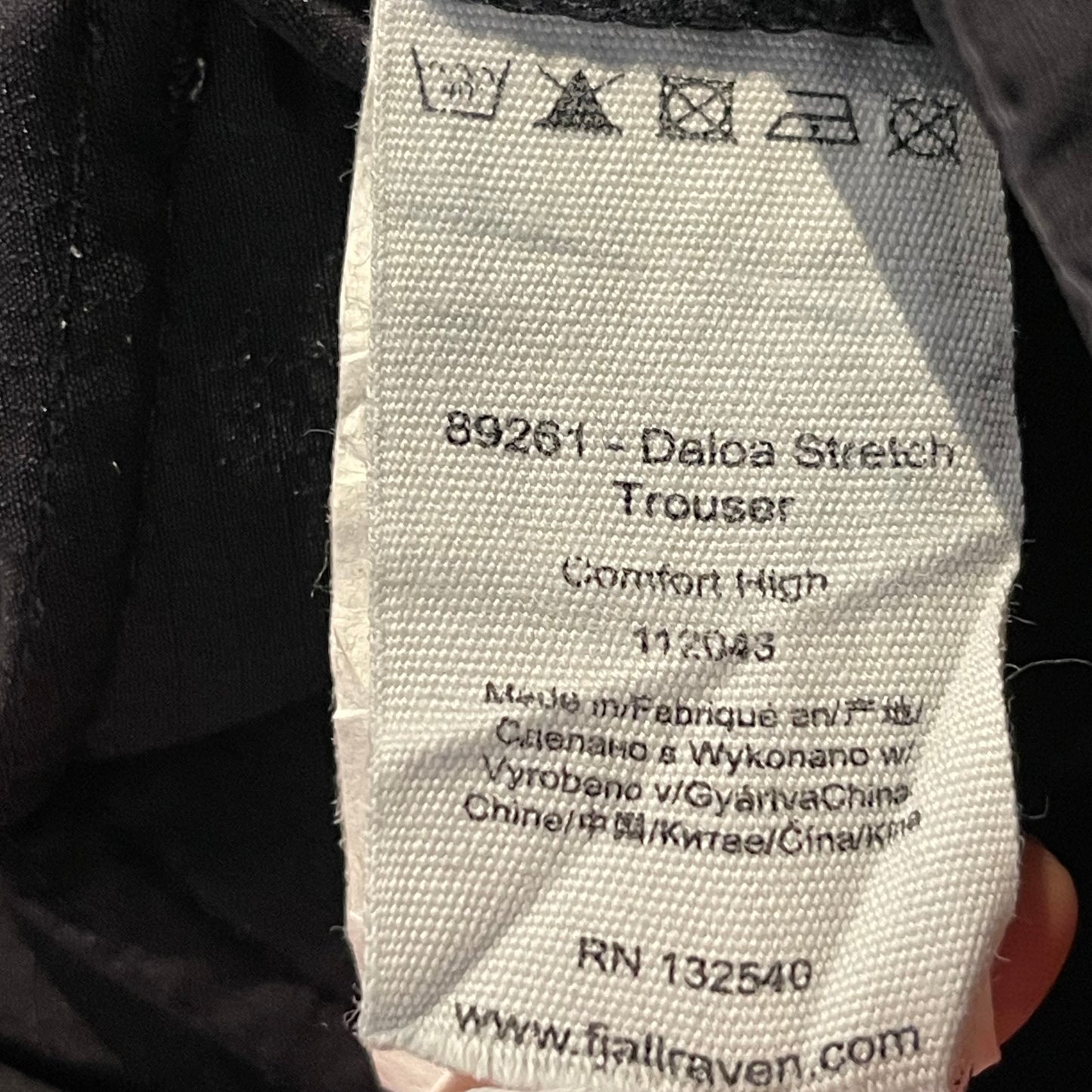 Outdoor Hose Fjällräven (S Damen) wasserabweisend Anthrazit