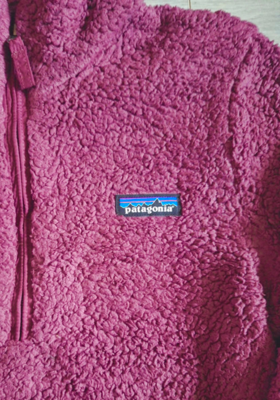 Strickoptik Fleece Weste von Patagonia (M Damen) schwarz