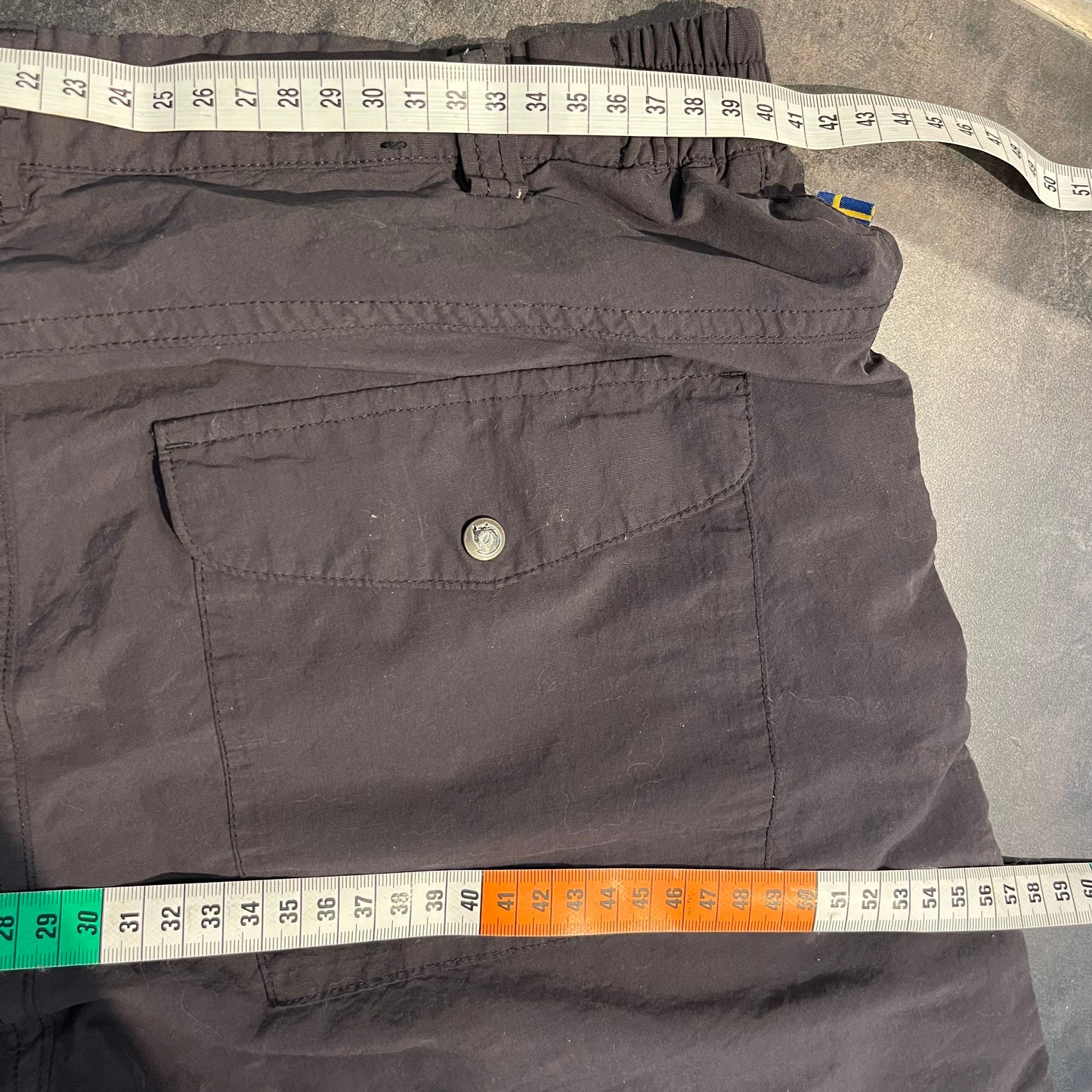 Zip Off Hose Fjällräven (L Damen) Anthrazit