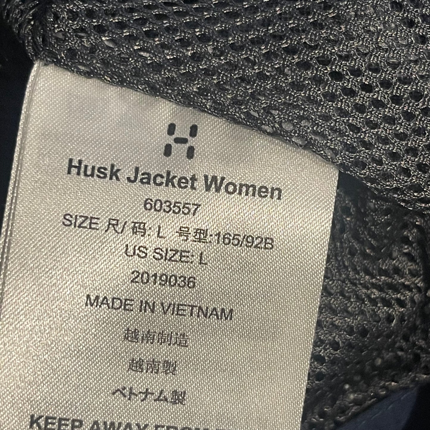Hardshell Jacke von Haglöfs (L Damen) Proof - dark ocean