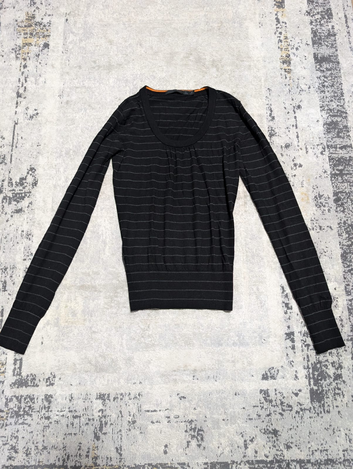 Pullover von Icebreaker 100% Merino XS schwarz gestreift