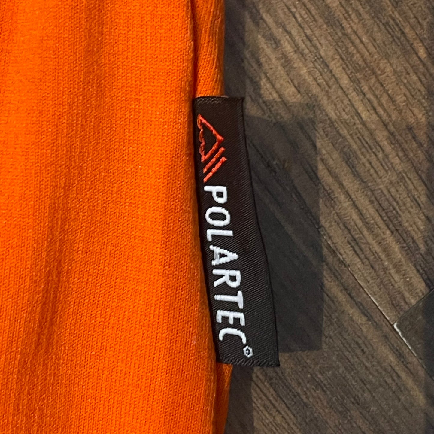 Mammut Longsleeve (L /XL Herren) Half Zip Shirt Polartec orange