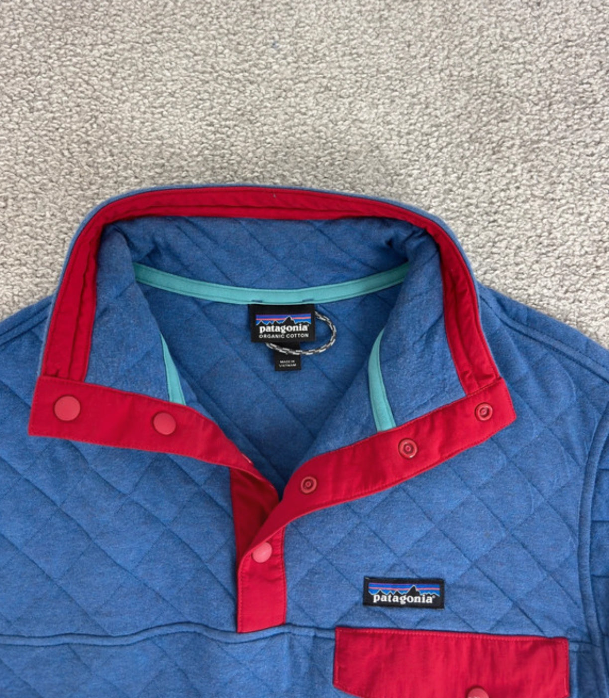 Patagonia Pullover (S Herren) Organic Cotton blau