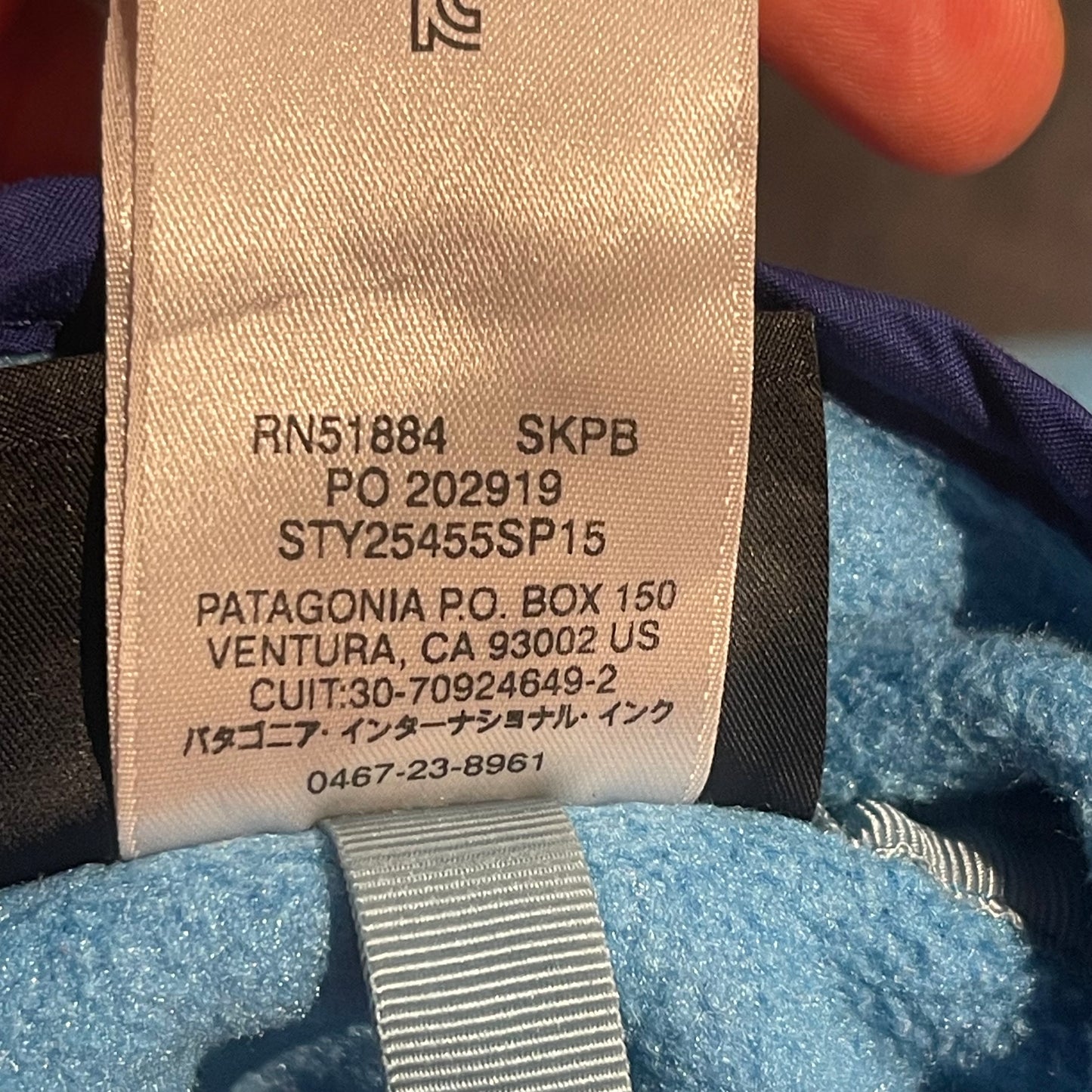 Patagonia Synchilla Pullover (S Damen) Fleece Sweatshirt blau