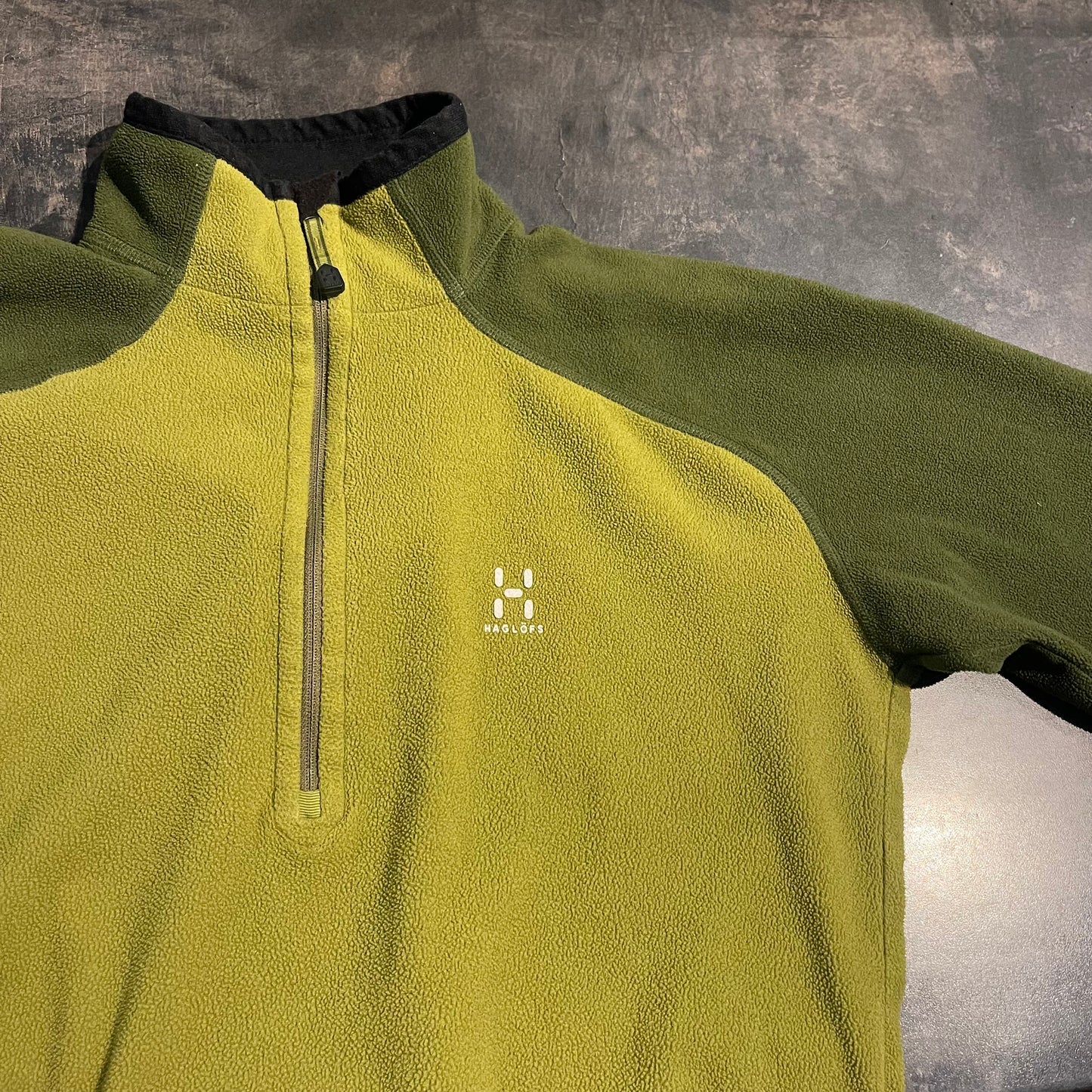 Fleece Pullover von Haglöfs (L Herren) Zip Sweatshirt khaki grün