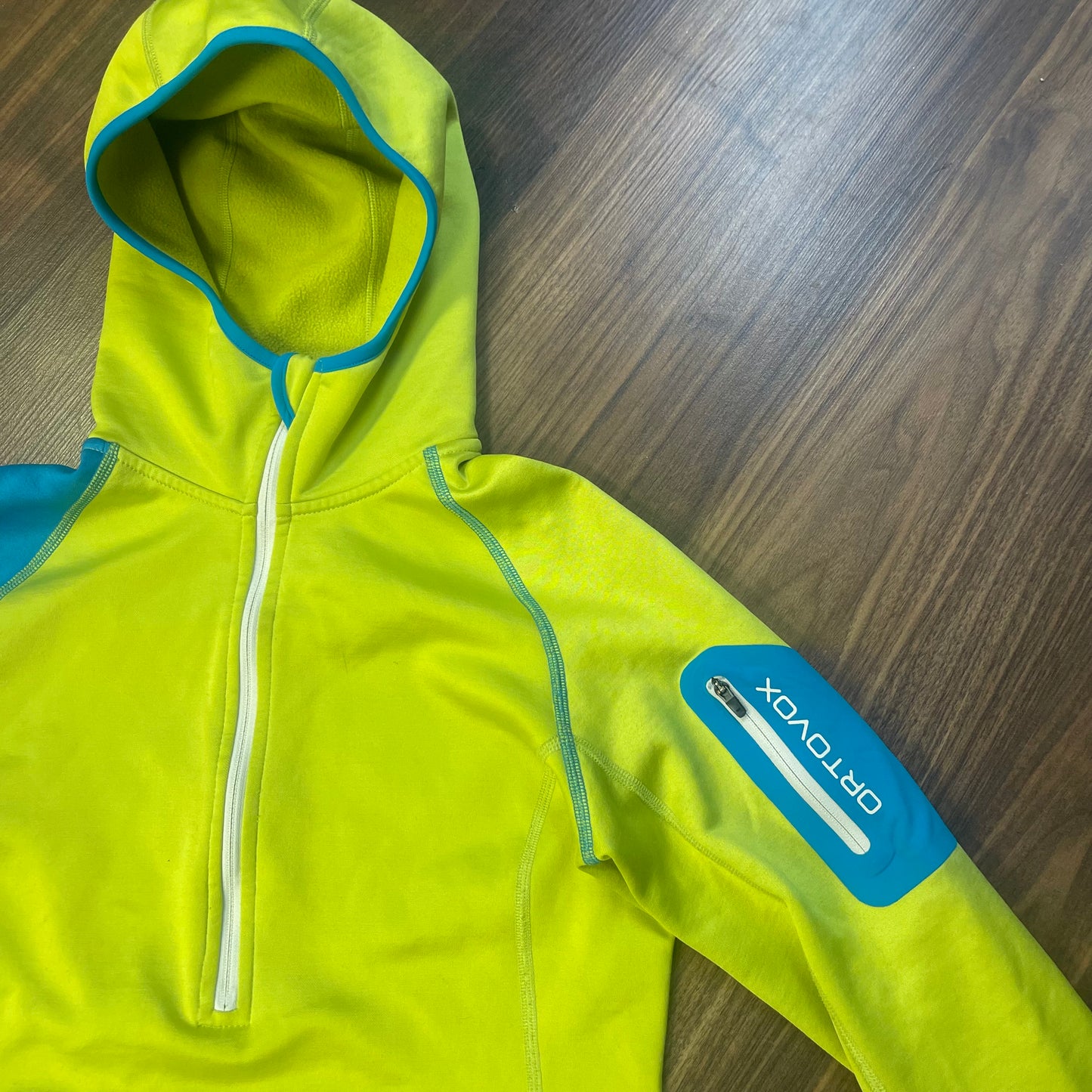 Ortovox Hoodie Merino inside (S Damen) Fleece Pullover grün